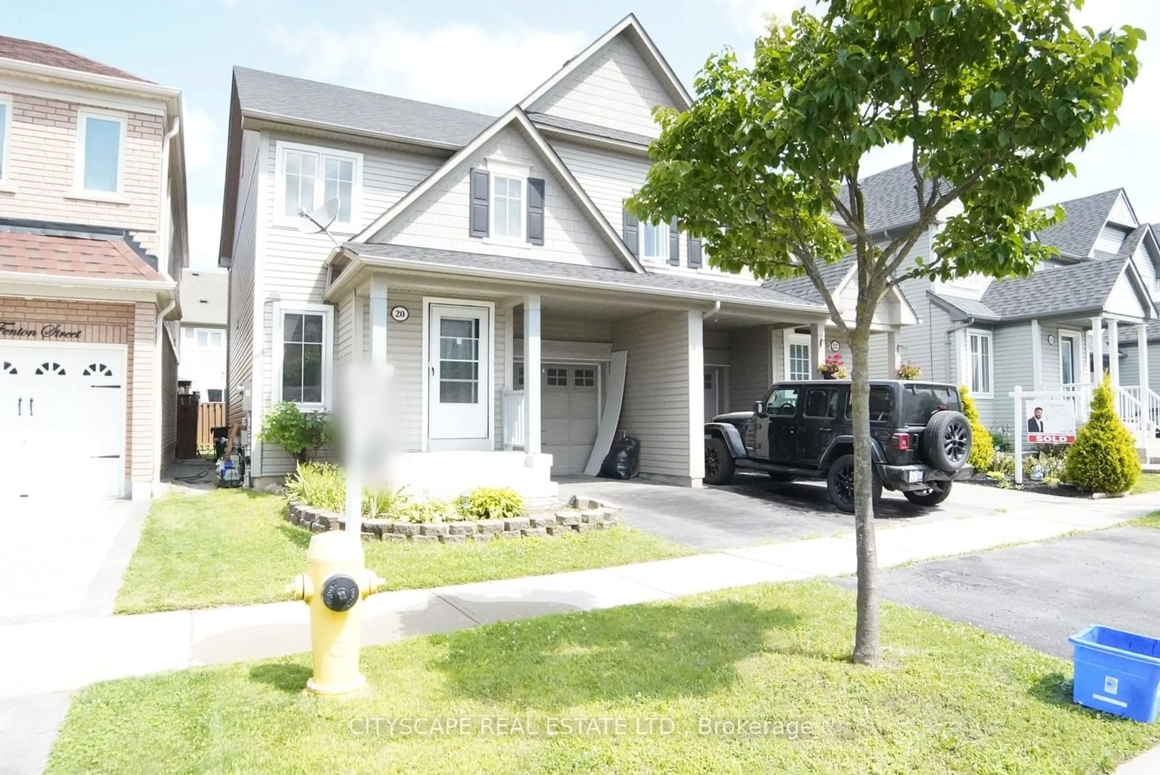 Frontside or backside of a home for 20 Fenton St, Ajax Ontario L1Z 1Y5