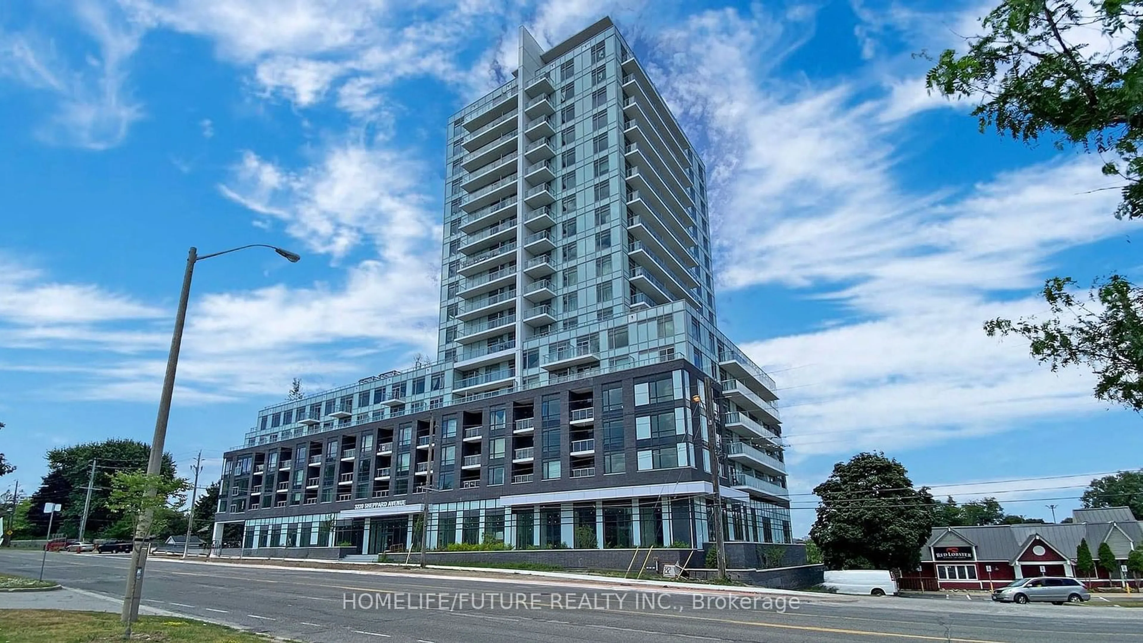 A pic from exterior of the house or condo for 3220 Sheppard Ave #221, Toronto Ontario M1T 3K3