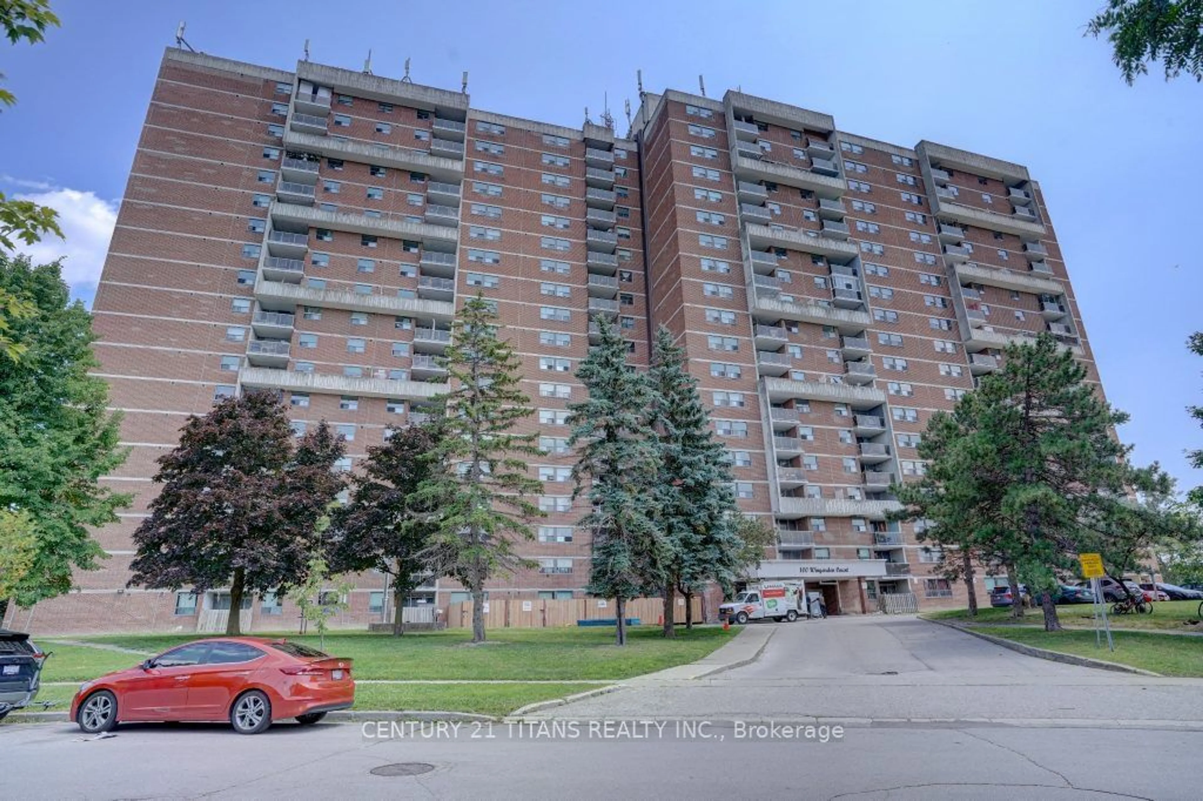 A pic from exterior of the house or condo for 100 Wingarden Crt #1715, Toronto Ontario M1B 2P4