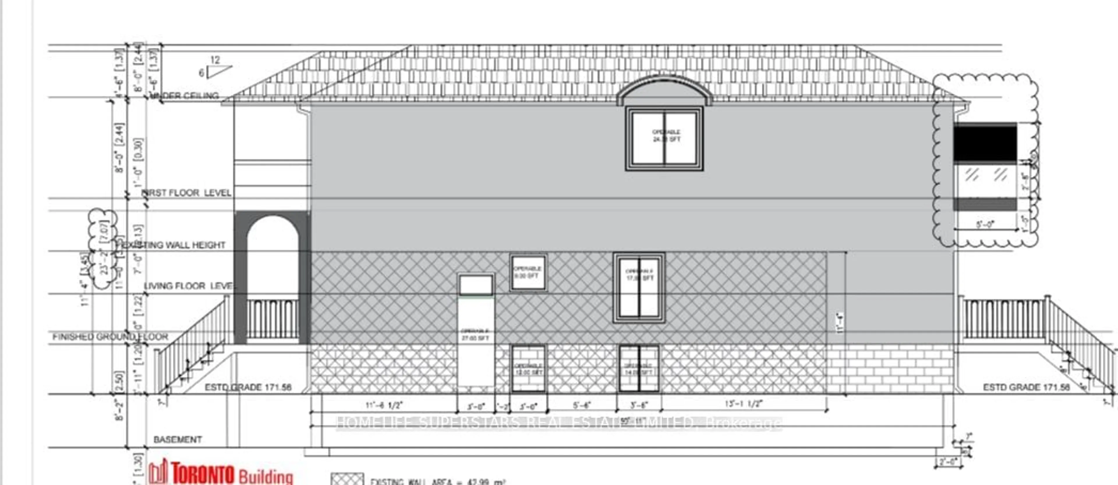 Floor plan for 12 Chatterton Blvd, Toronto Ontario M1M 2G2