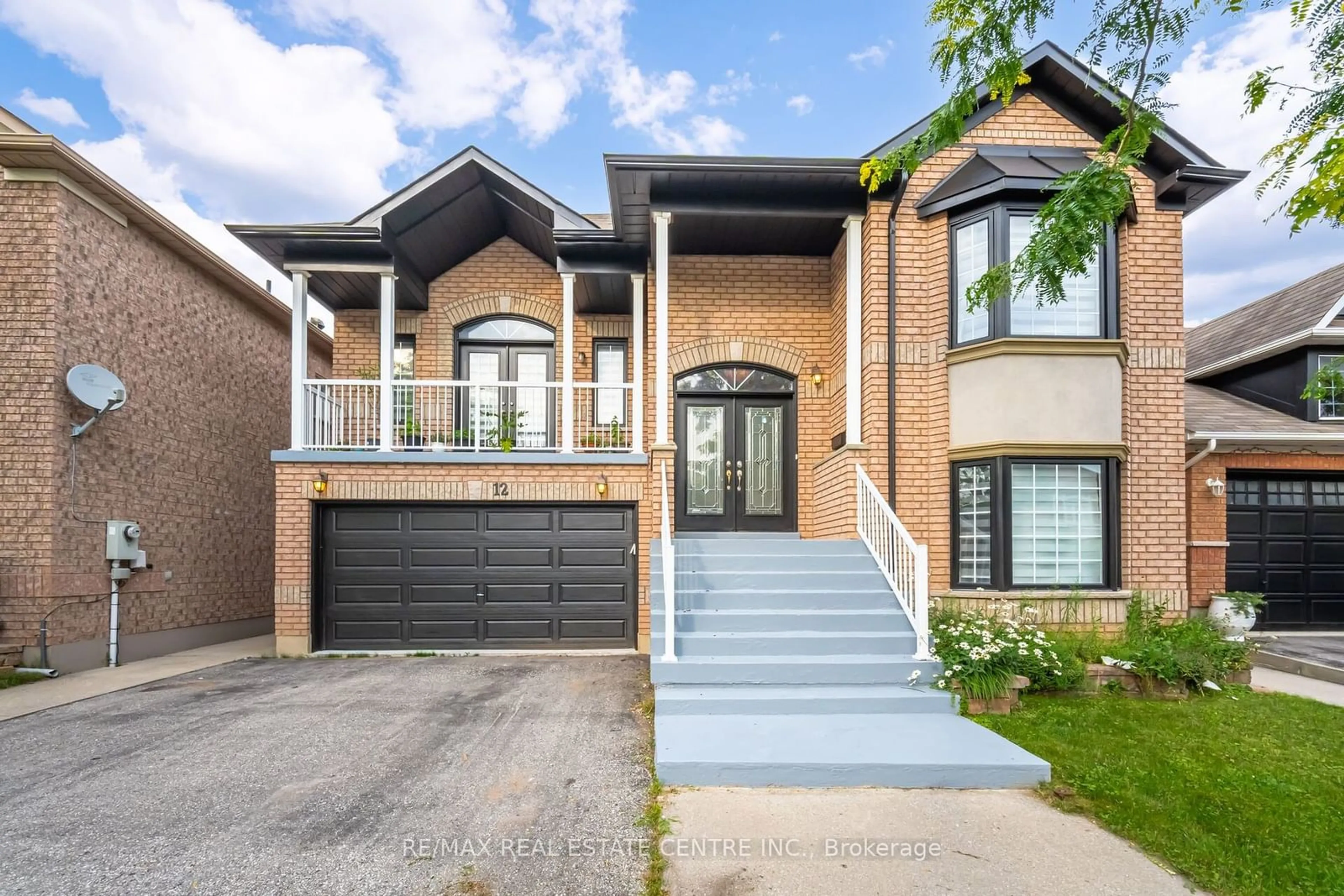 Home with brick exterior material for 12 Sheldon Dr, Ajax Ontario L1T 4K7