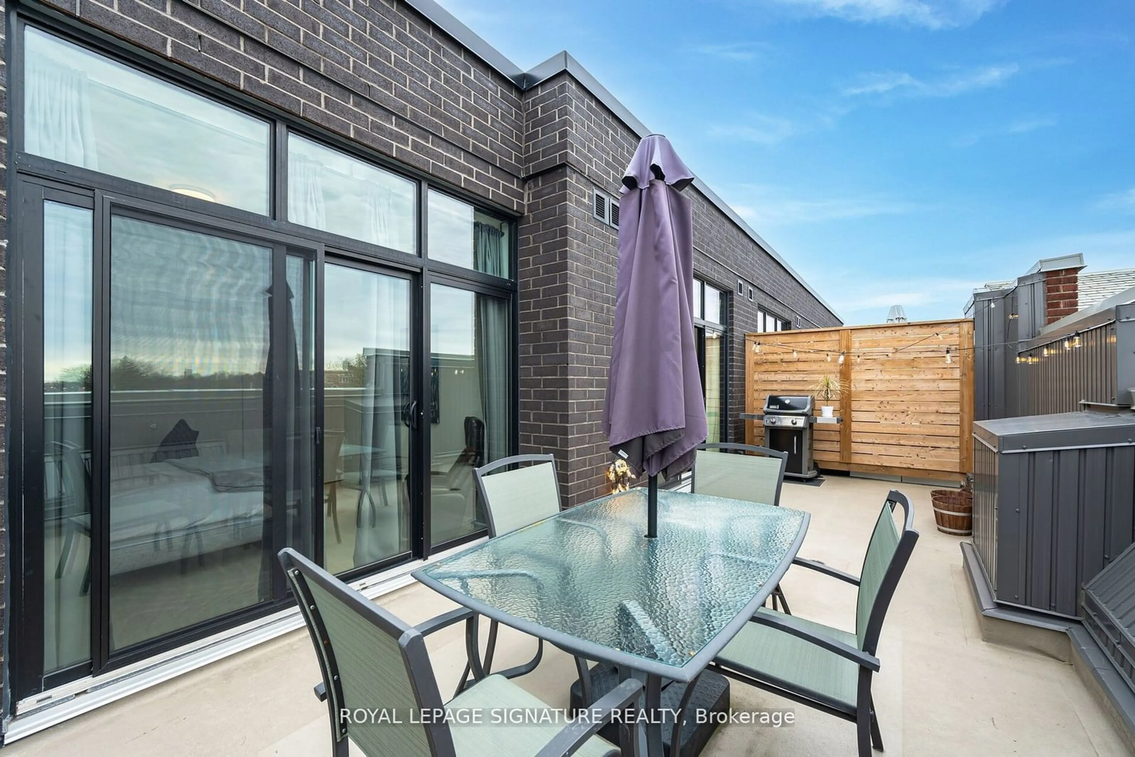 Patio for 14 Dewhurst Blvd #PH-407, Toronto Ontario M4J 3H9