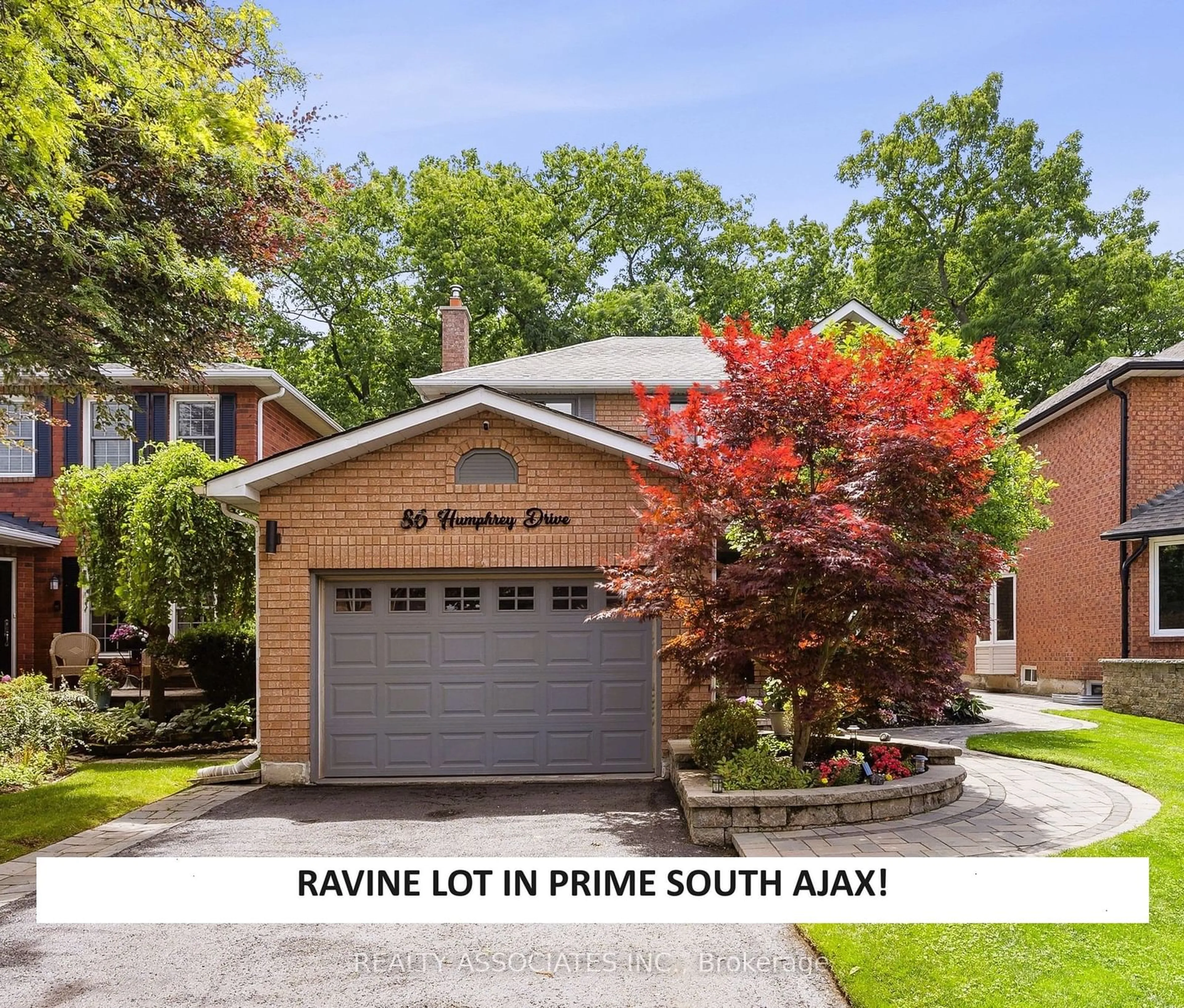 Home with brick exterior material for 86 Humphrey Dr, Ajax Ontario L1S 4Z1