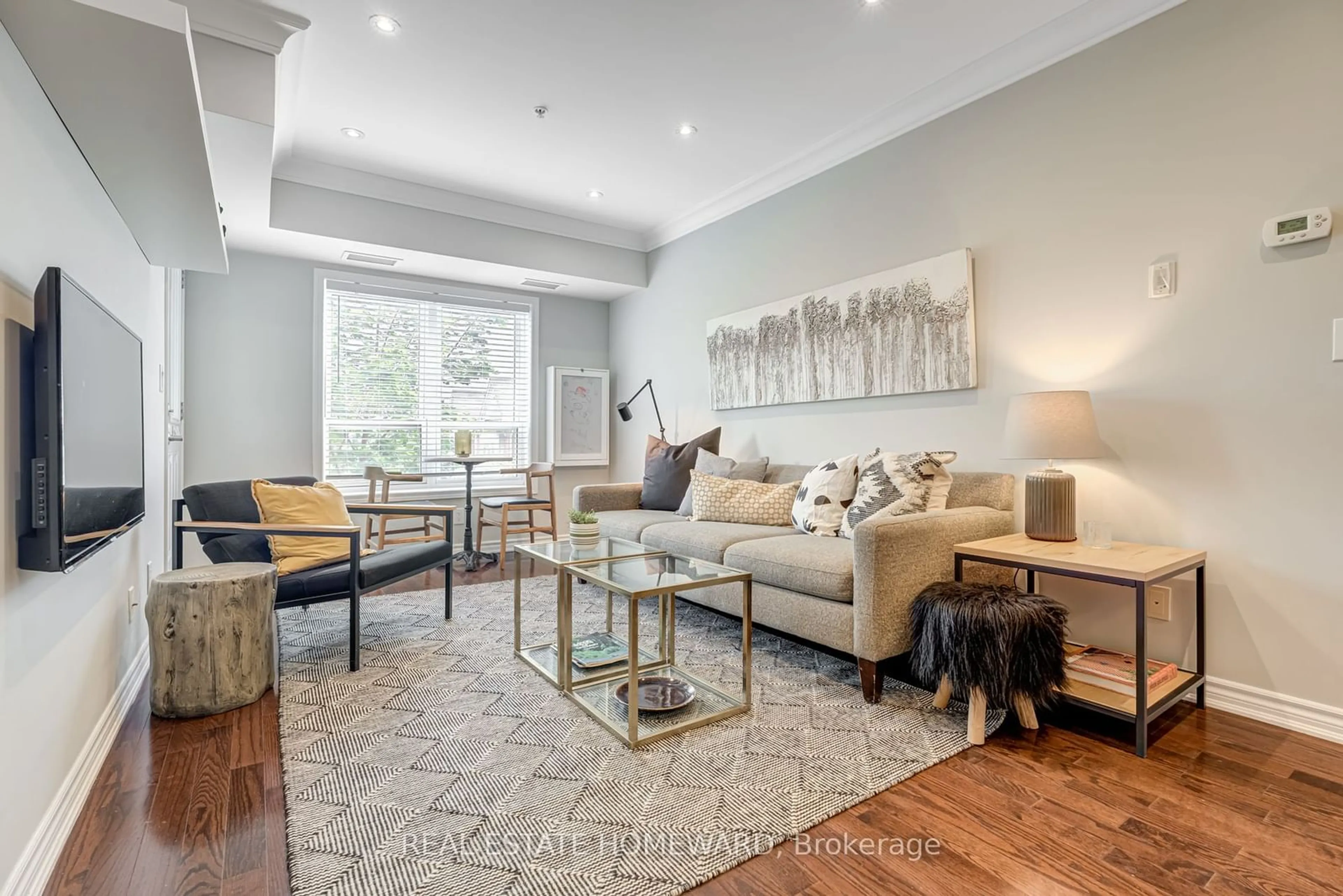 Living room for 10 Mendelssohn St #306, Toronto Ontario M1L 0G7
