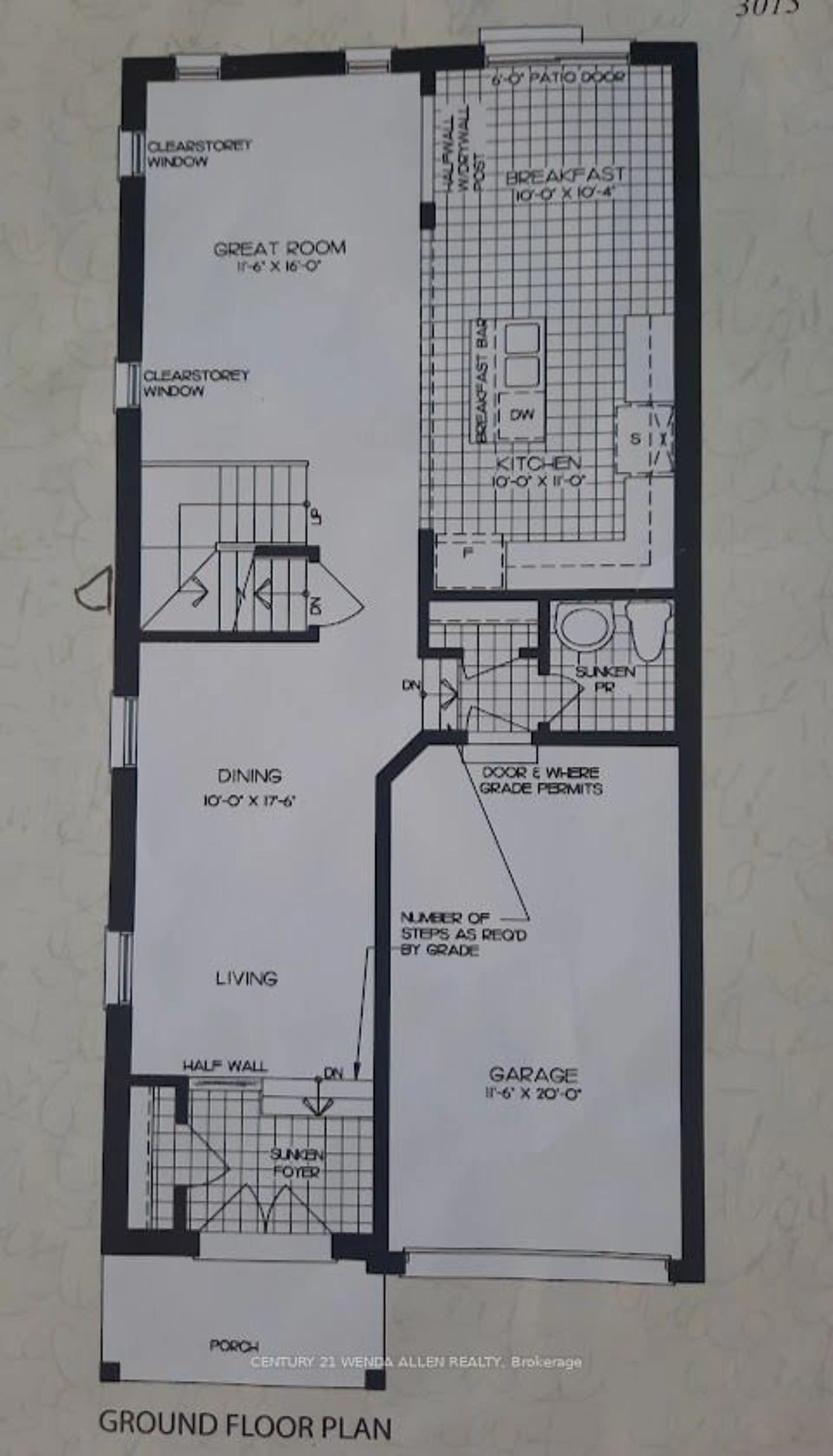 Floor plan for 42 Arthur Trewin St, Clarington Ontario L1E 0G5