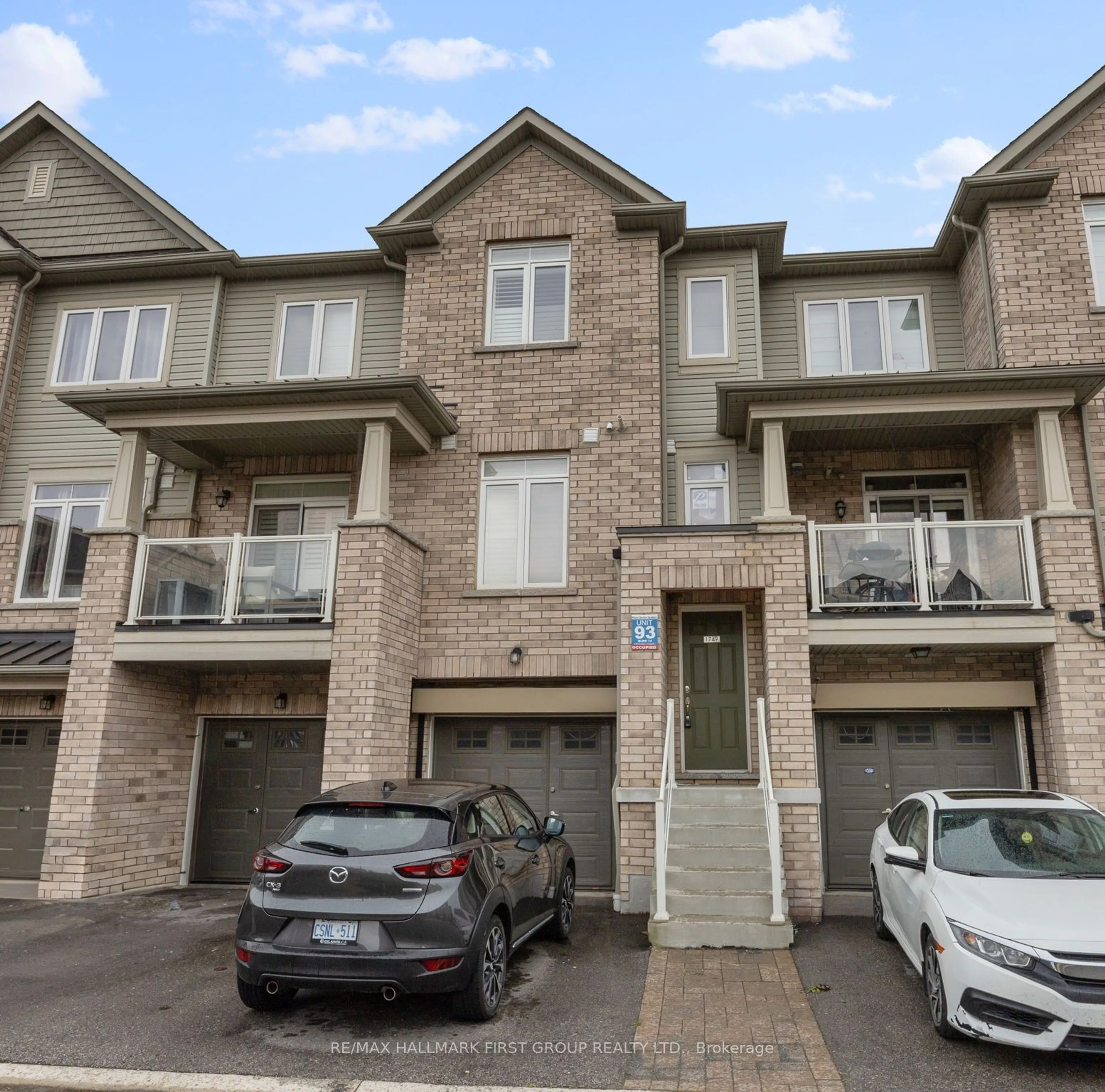 A pic from exterior of the house or condo for 1749 Huckleberry Crossing #93, Pickering Ontario L1X 0E6
