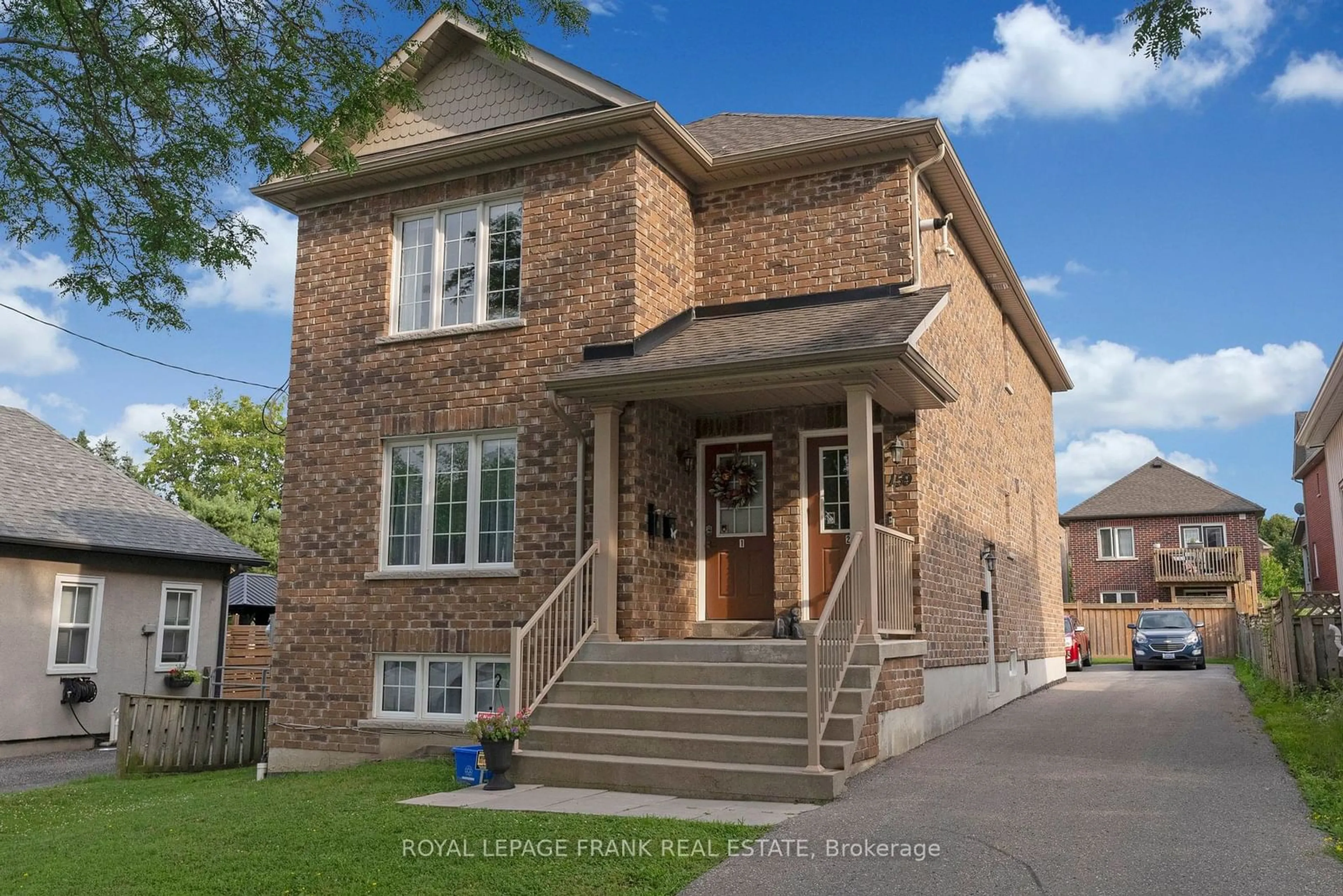 Home with brick exterior material for 159 Tresane St, Oshawa Ontario L1J 1T7