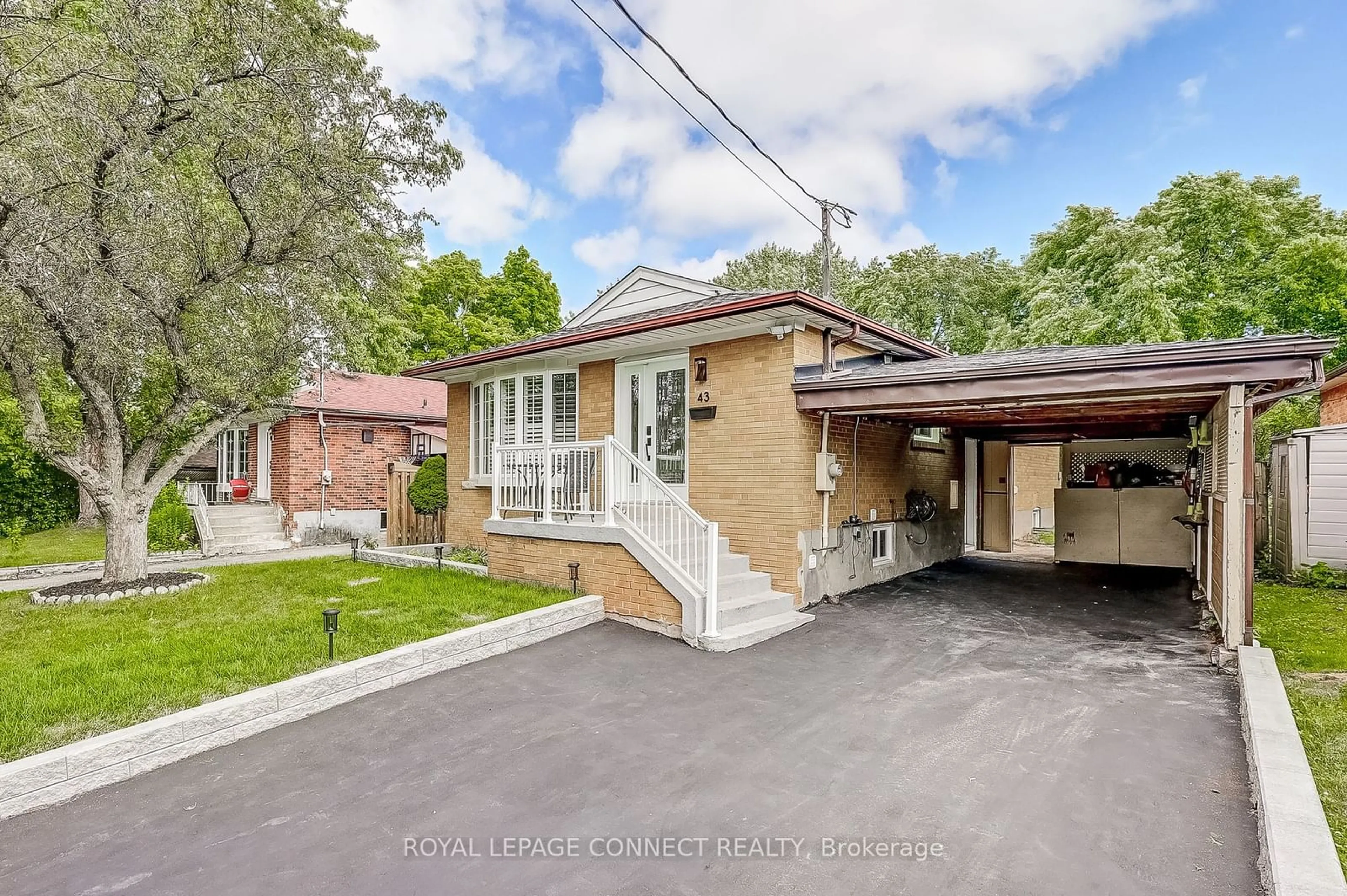 Home with brick exterior material for 43 Densgrove Rd, Toronto Ontario M1G 2A2