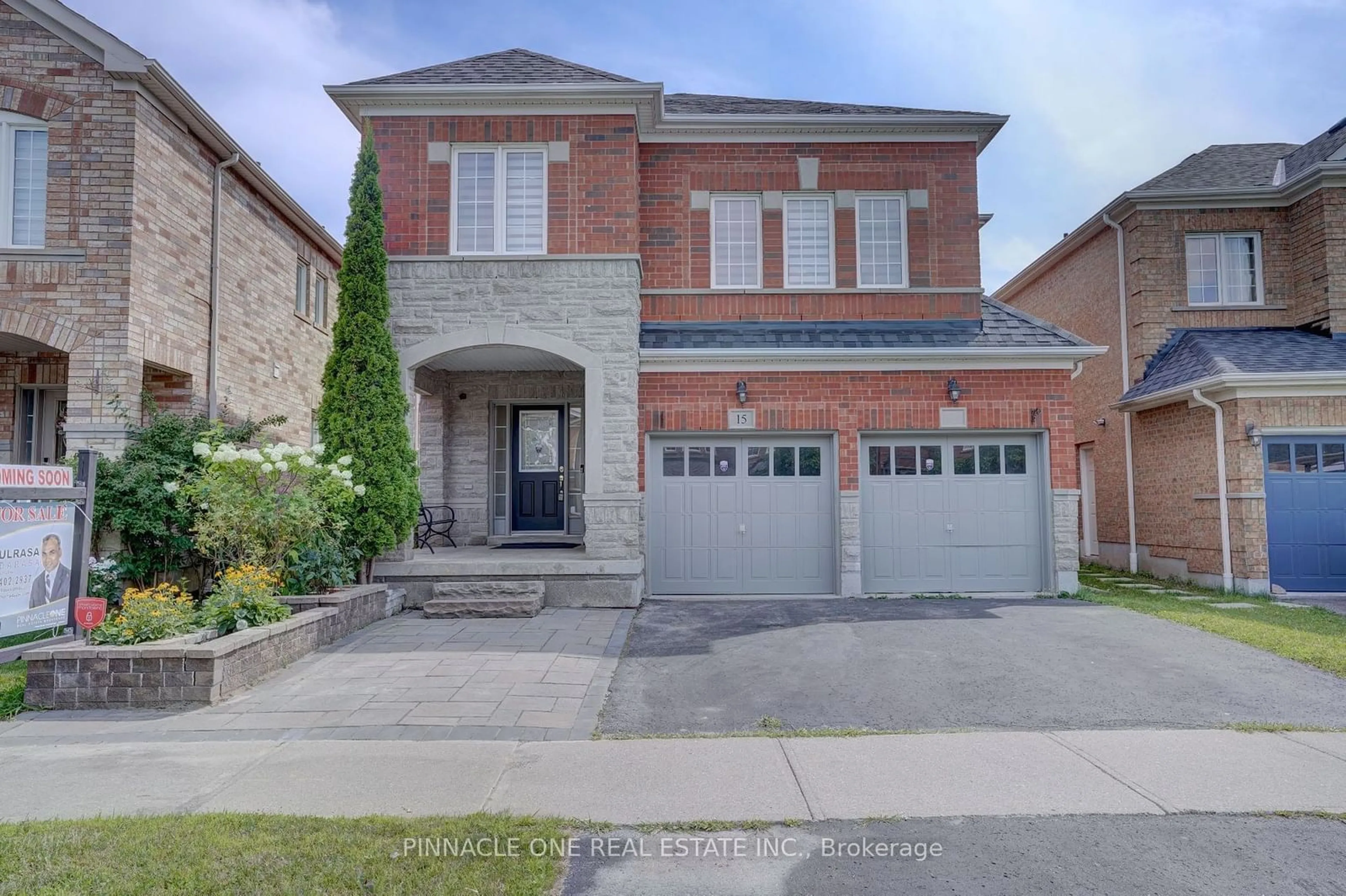 Home with brick exterior material for 15 Thackery Dr, Ajax Ontario L1T 0G3