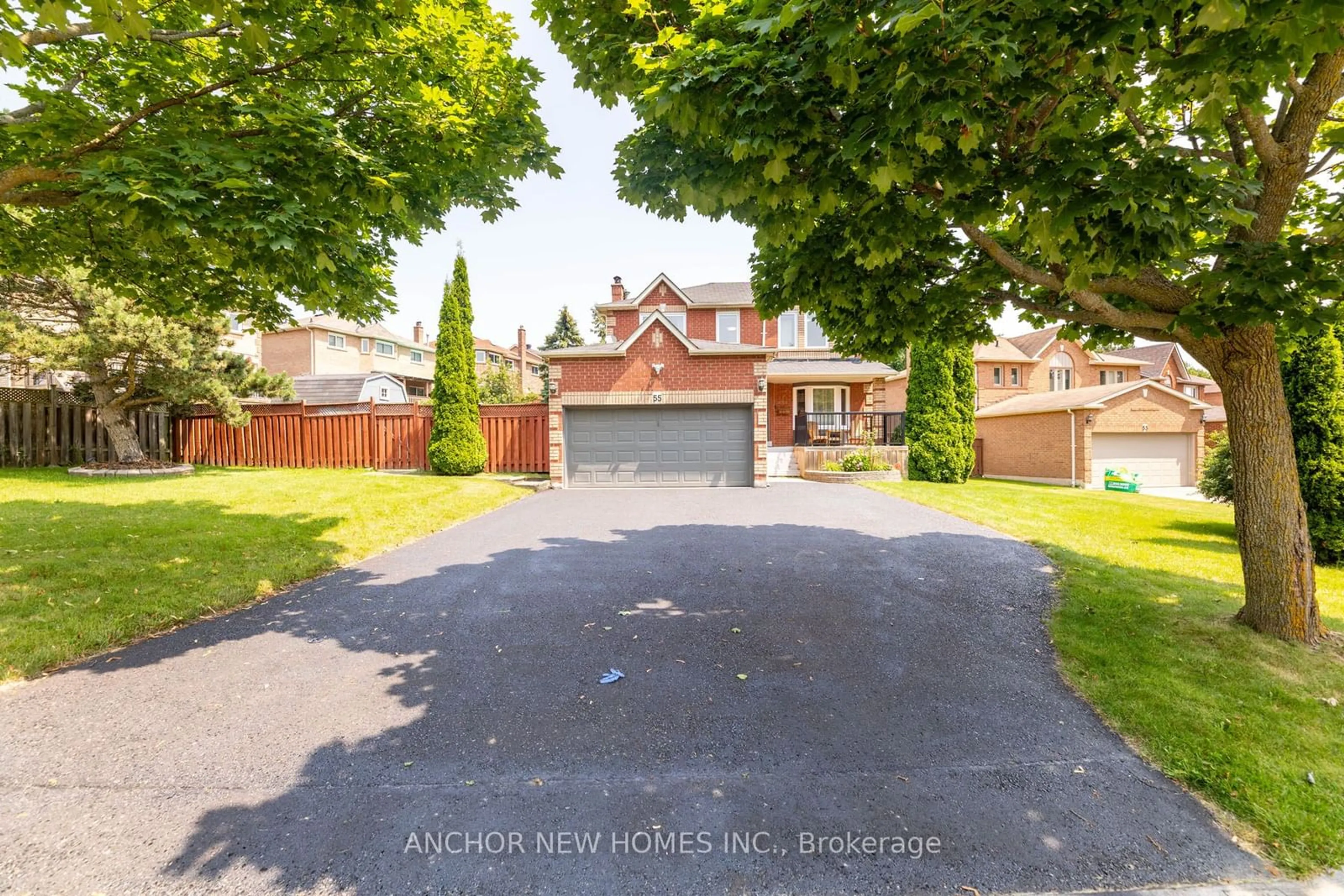 Frontside or backside of a home for 55 Meekings Dr, Ajax Ontario L1T 3N2