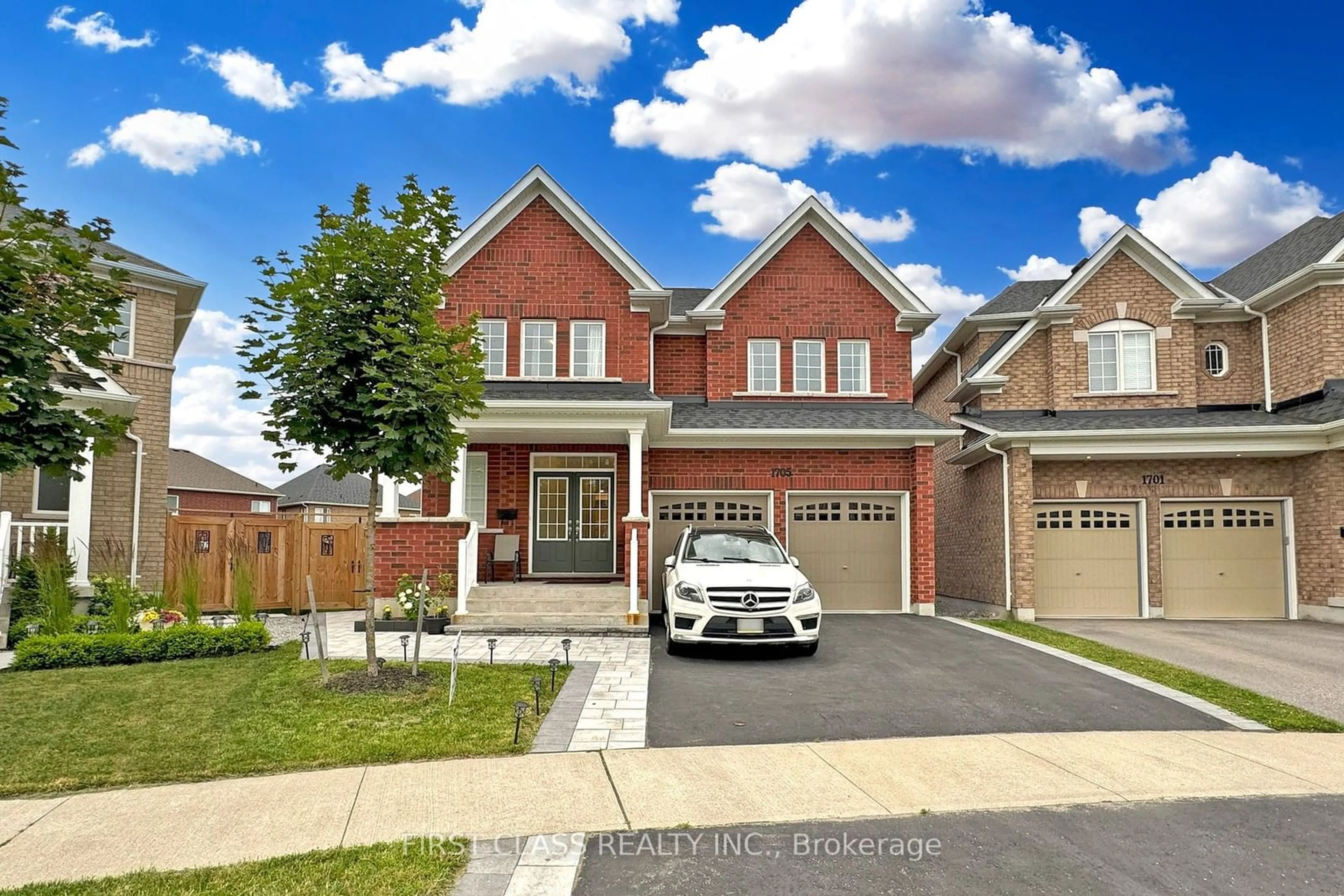 Home with brick exterior material for 1705 Frederick Mason Dr, Oshawa Ontario L1K 0X5