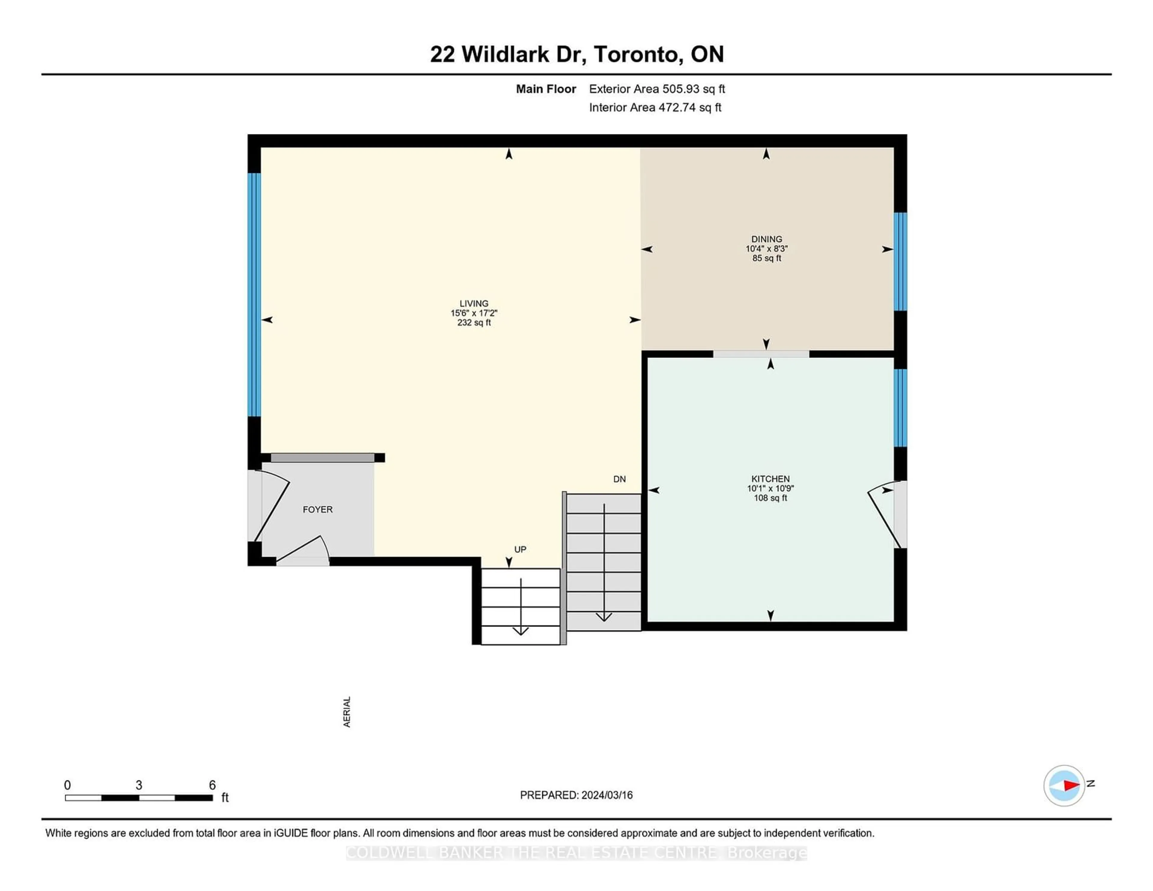 Floor plan for 22 Wildlark Dr, Toronto Ontario M1E 3K7