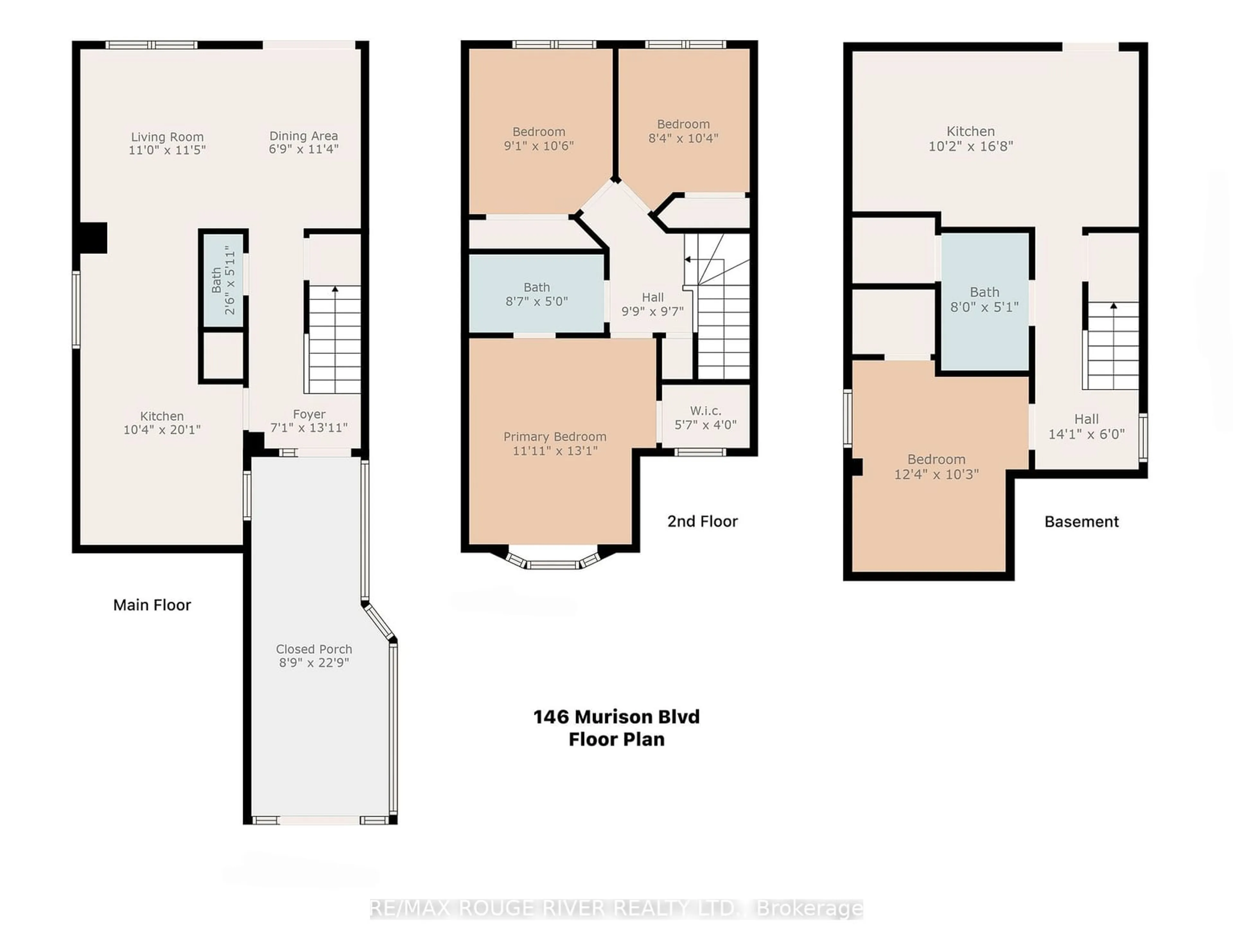 Floor plan for 149 Murison Blvd, Toronto Ontario M1B 3T2