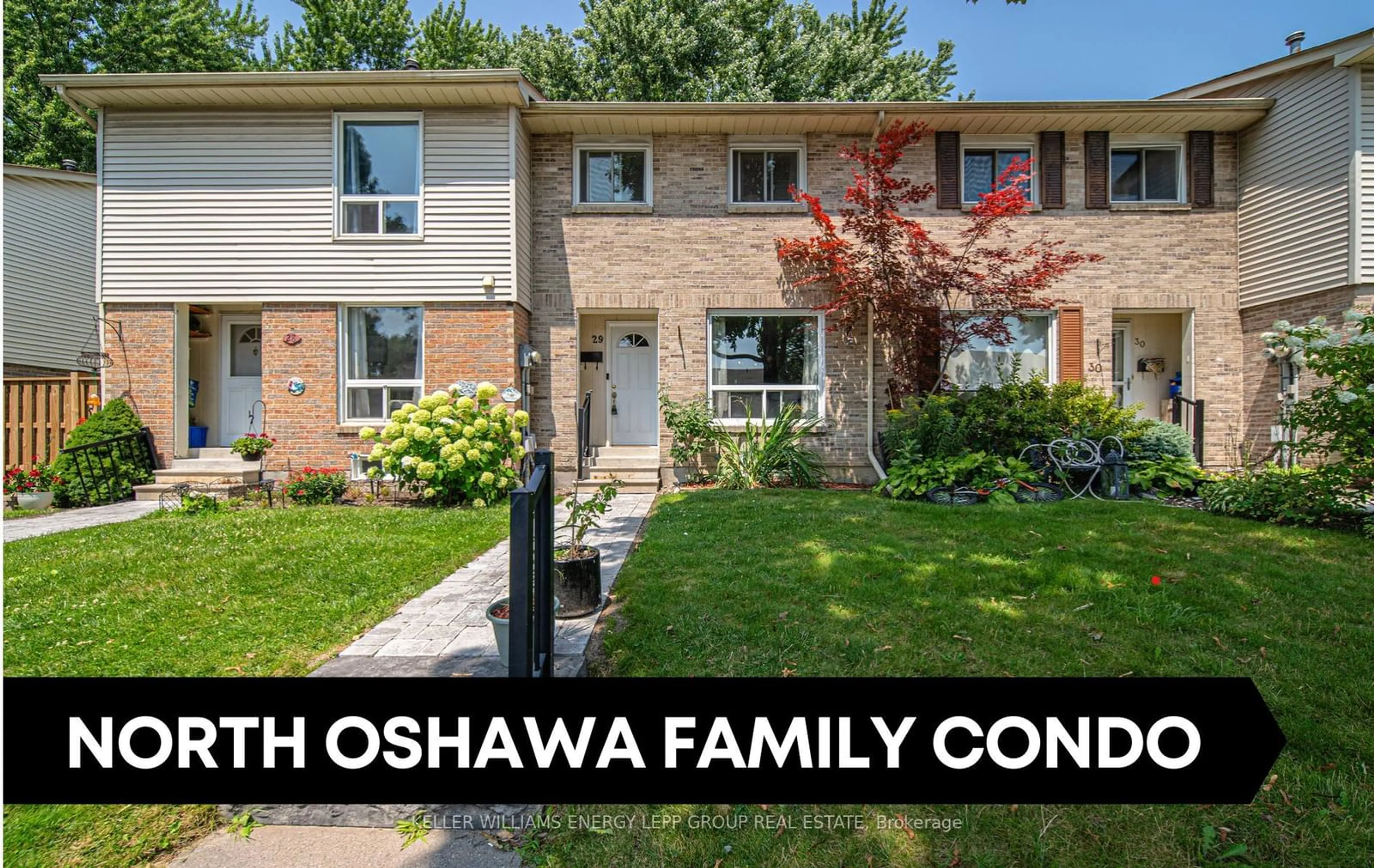 A pic from exterior of the house or condo for 611 Galahad Dr #29, Oshawa Ontario L1K 1M1