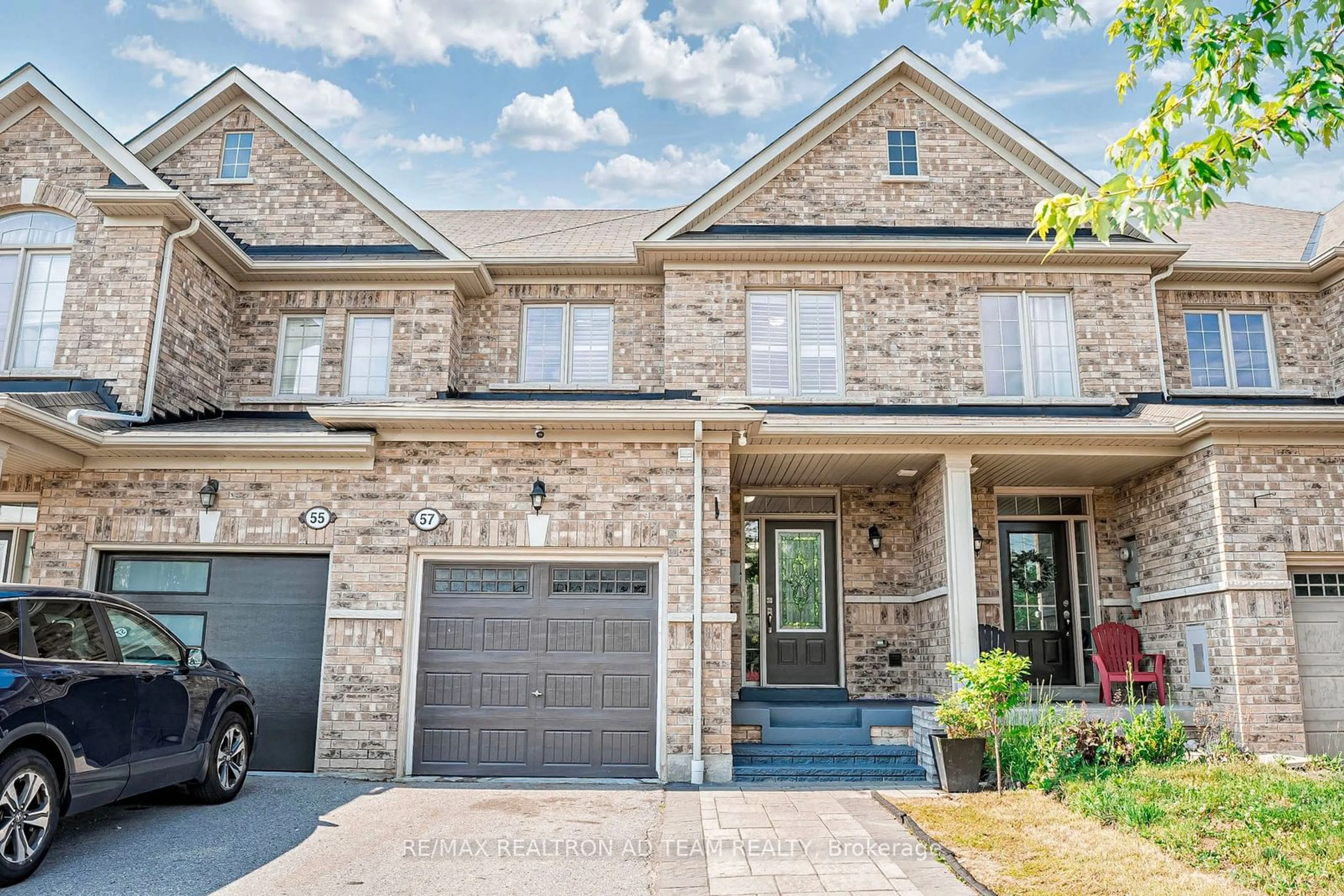 Home with brick exterior material for 57 Chant Cres, Ajax Ontario L1T 0M7