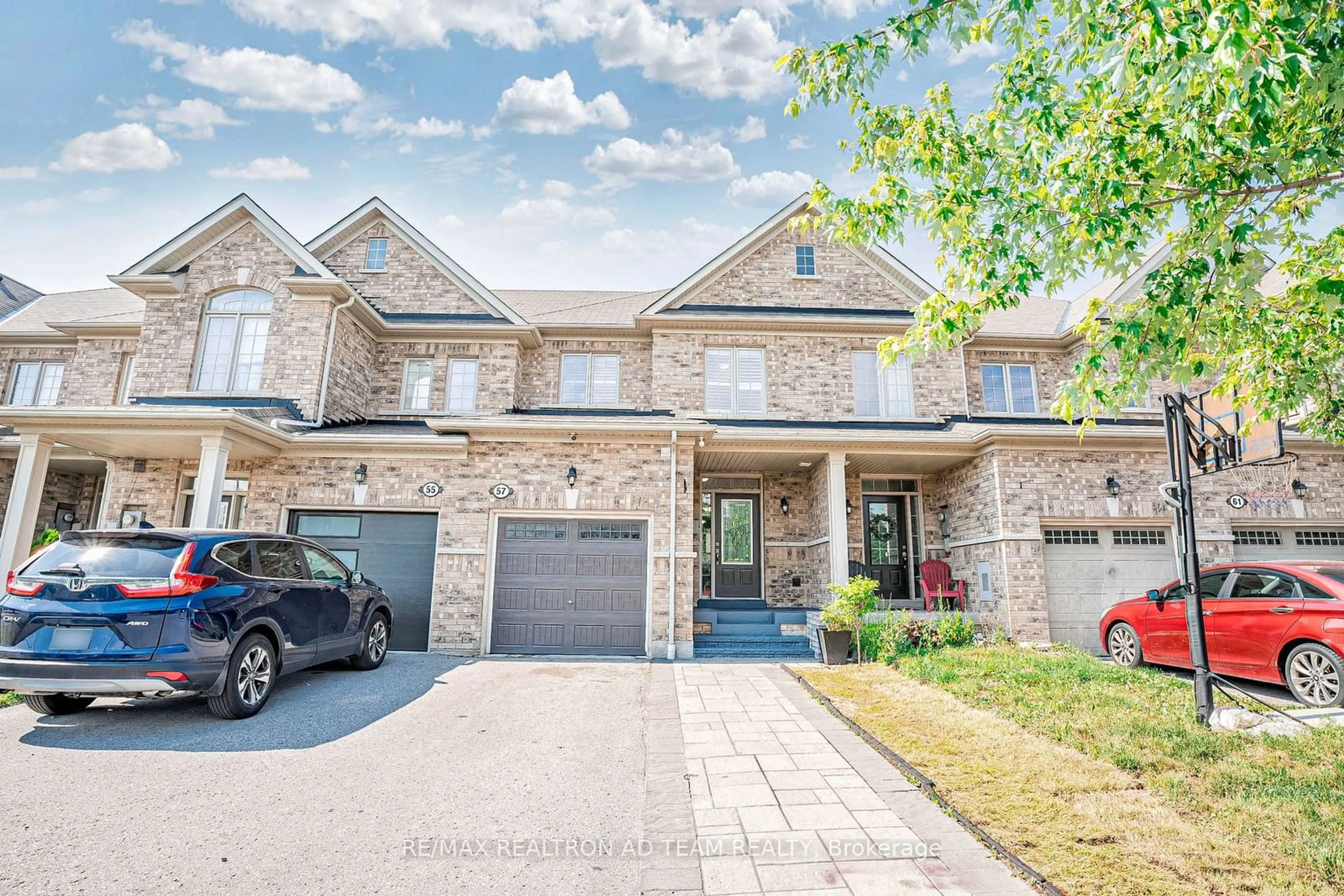 Home with brick exterior material for 57 Chant Cres, Ajax Ontario L1T 0M7