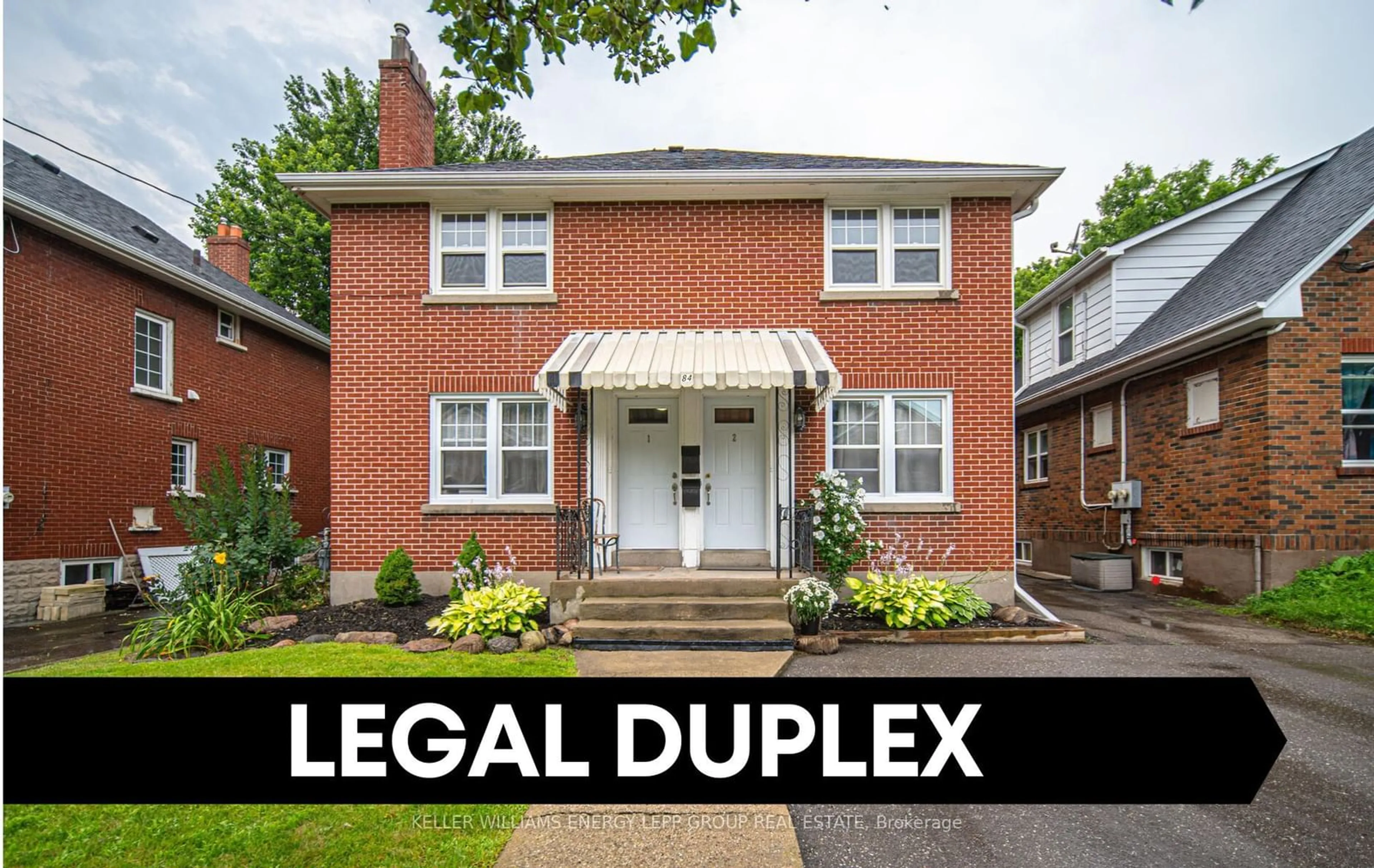 Home with brick exterior material for 84 Rowe St, Oshawa Ontario L1H 5P6