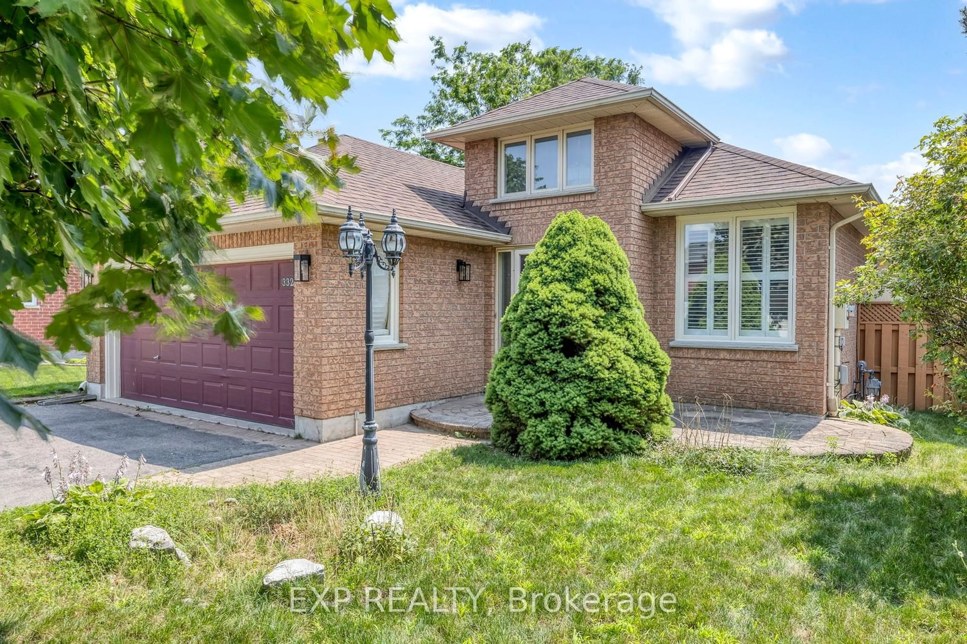 Home with brick exterior material for 332 Sandringham Dr, Clarington Ontario L1E 2Z7