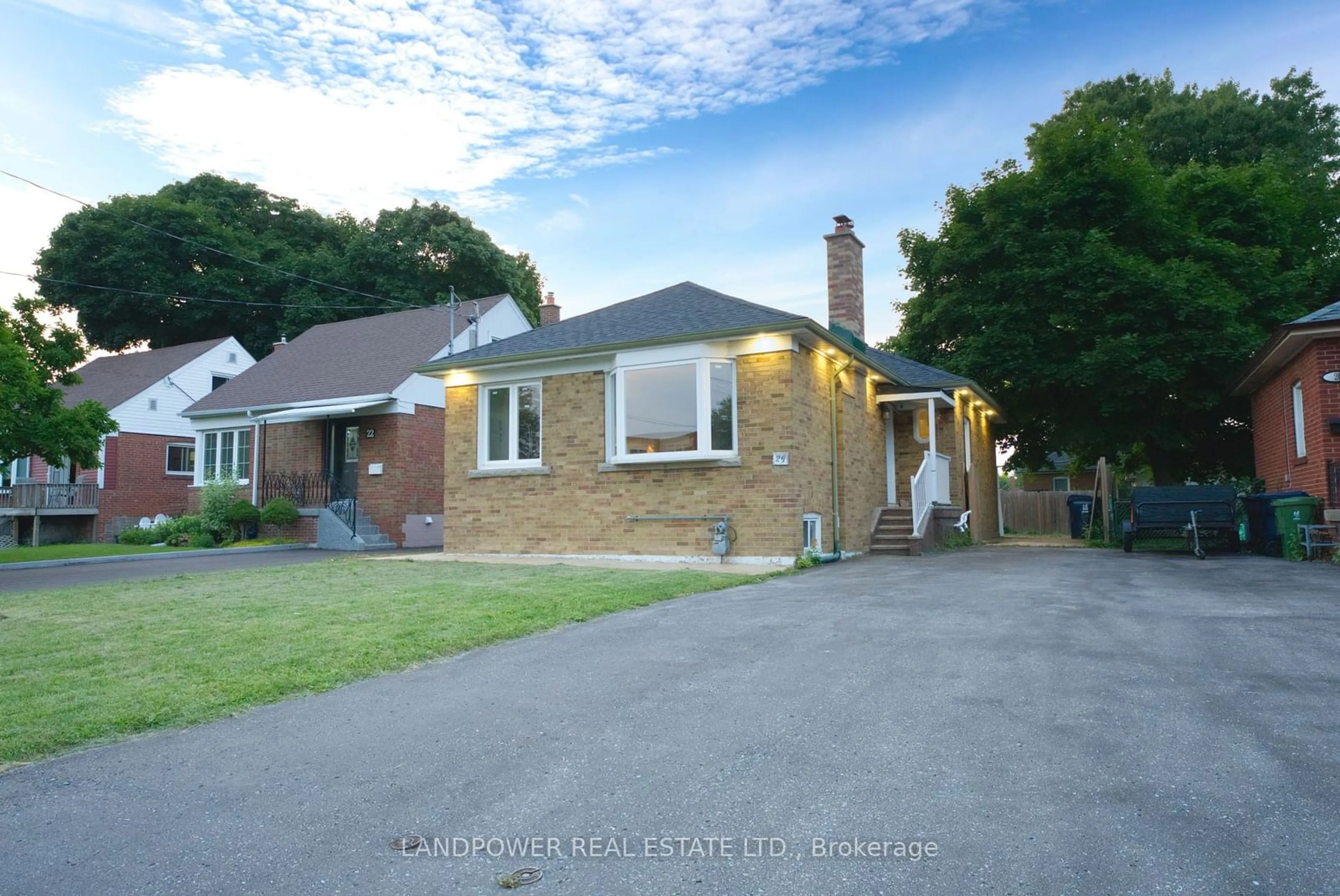 Frontside or backside of a home for 24 Dewey Dr, Toronto Ontario M1R 3K4