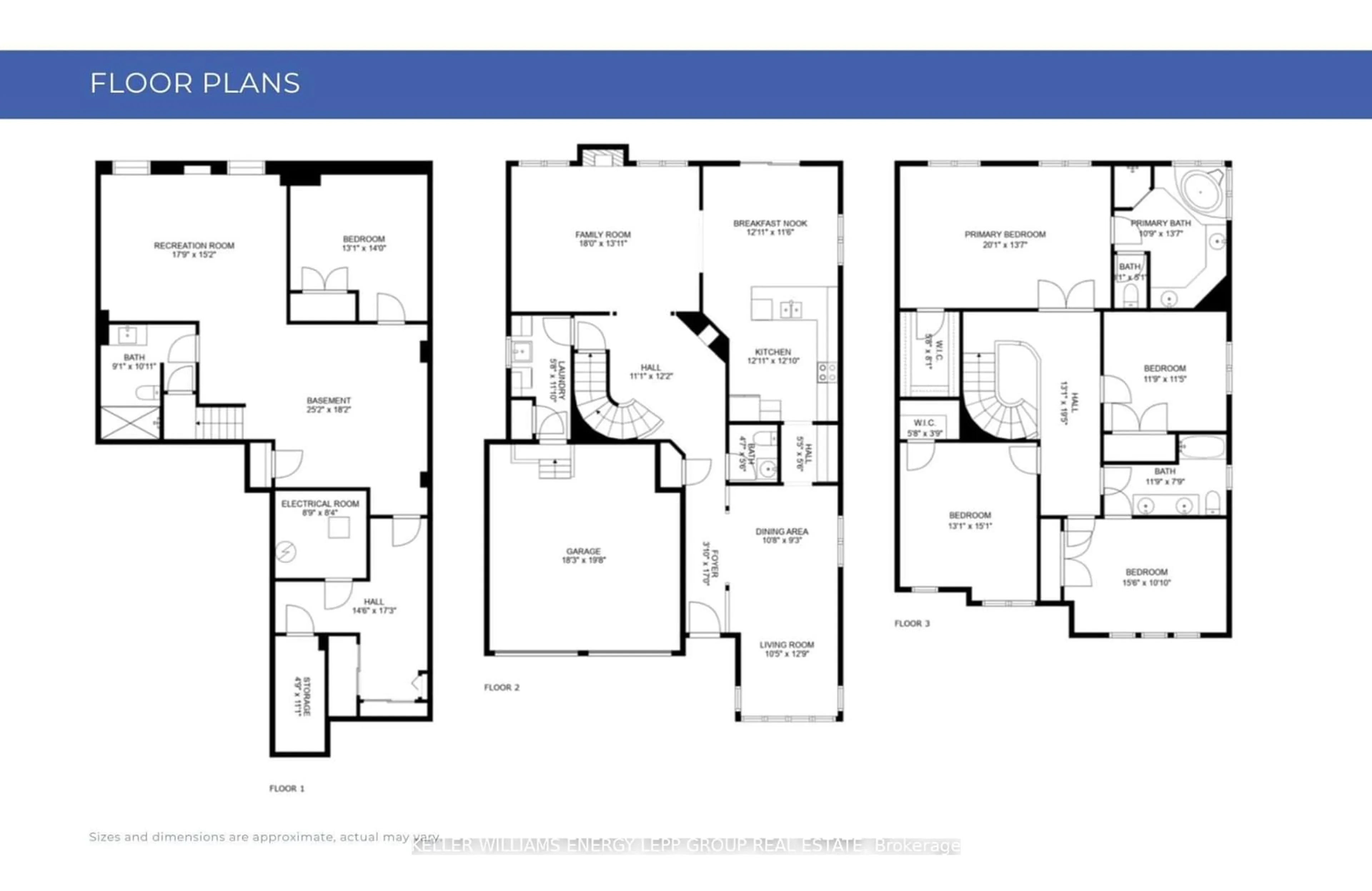 Floor plan for 25 Sleepy Hollow Pl, Whitby Ontario L1R 0E6