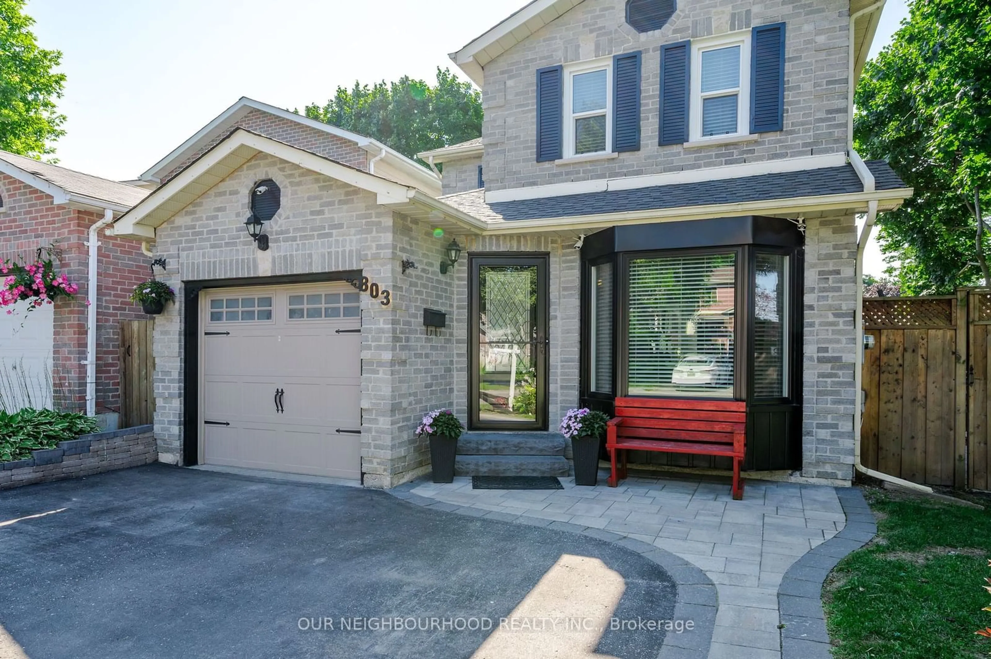 Home with brick exterior material for 803 Attersley Dr, Oshawa Ontario L1K 1T4