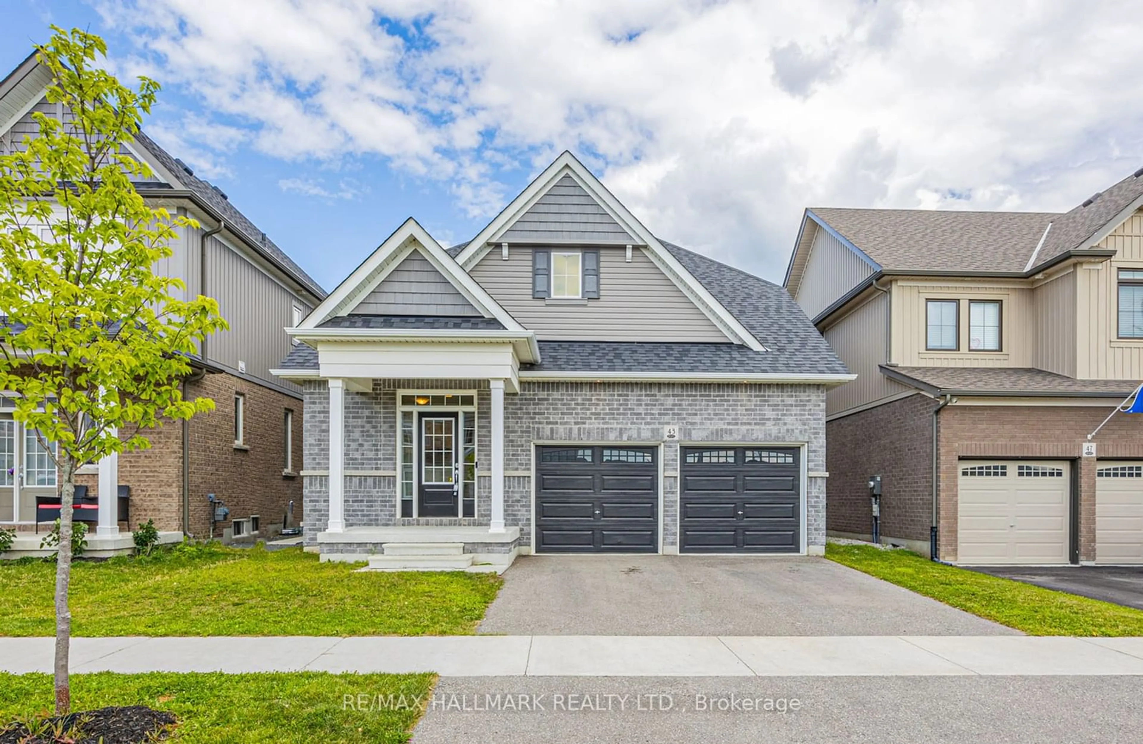Frontside or backside of a home for 43 Bill Hutchinson Cres, Clarington Ontario L1C 3K2