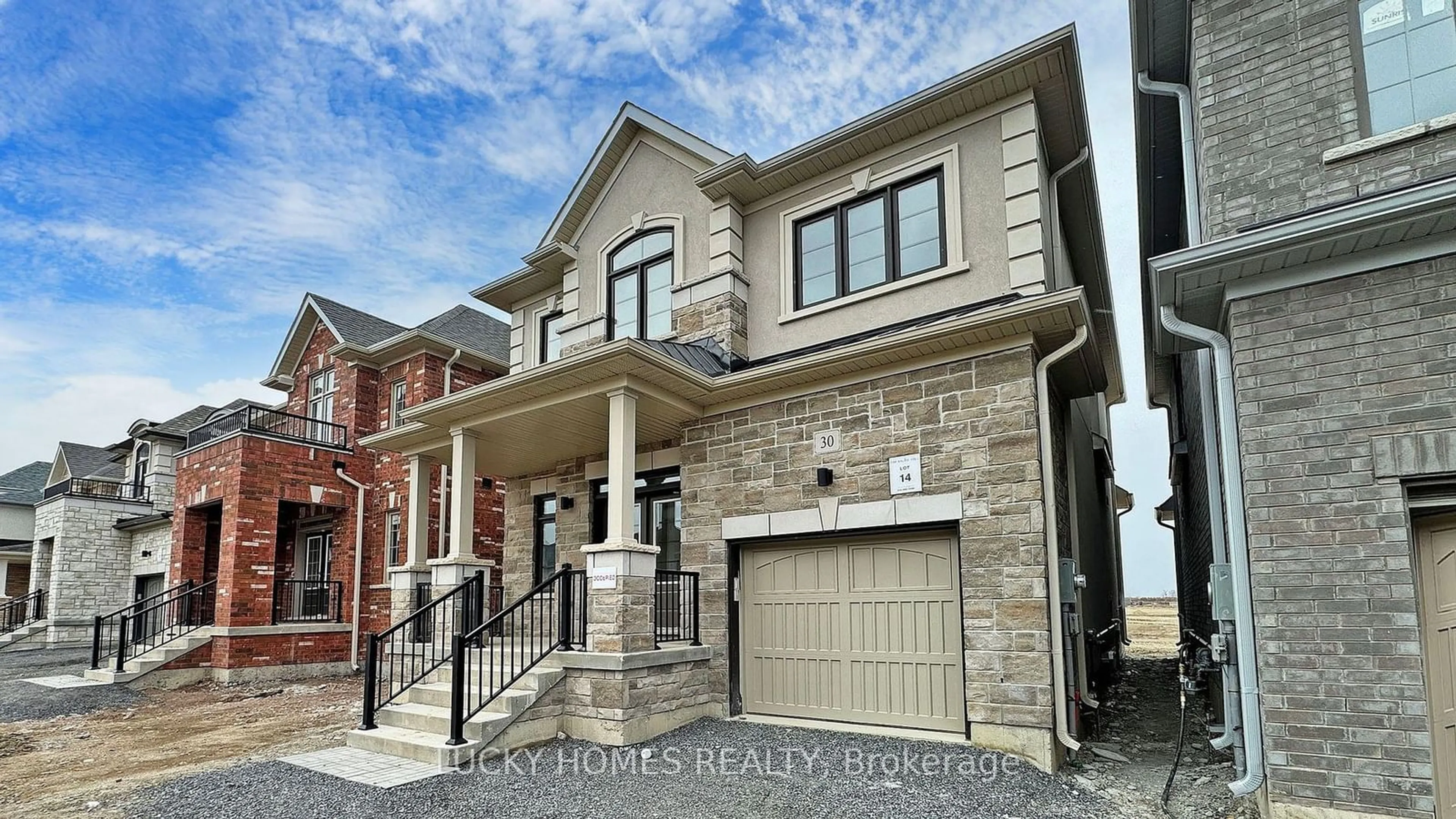 Home with brick exterior material for 30 Ed Ewert Ave, Clarington Ontario L1B 0W9