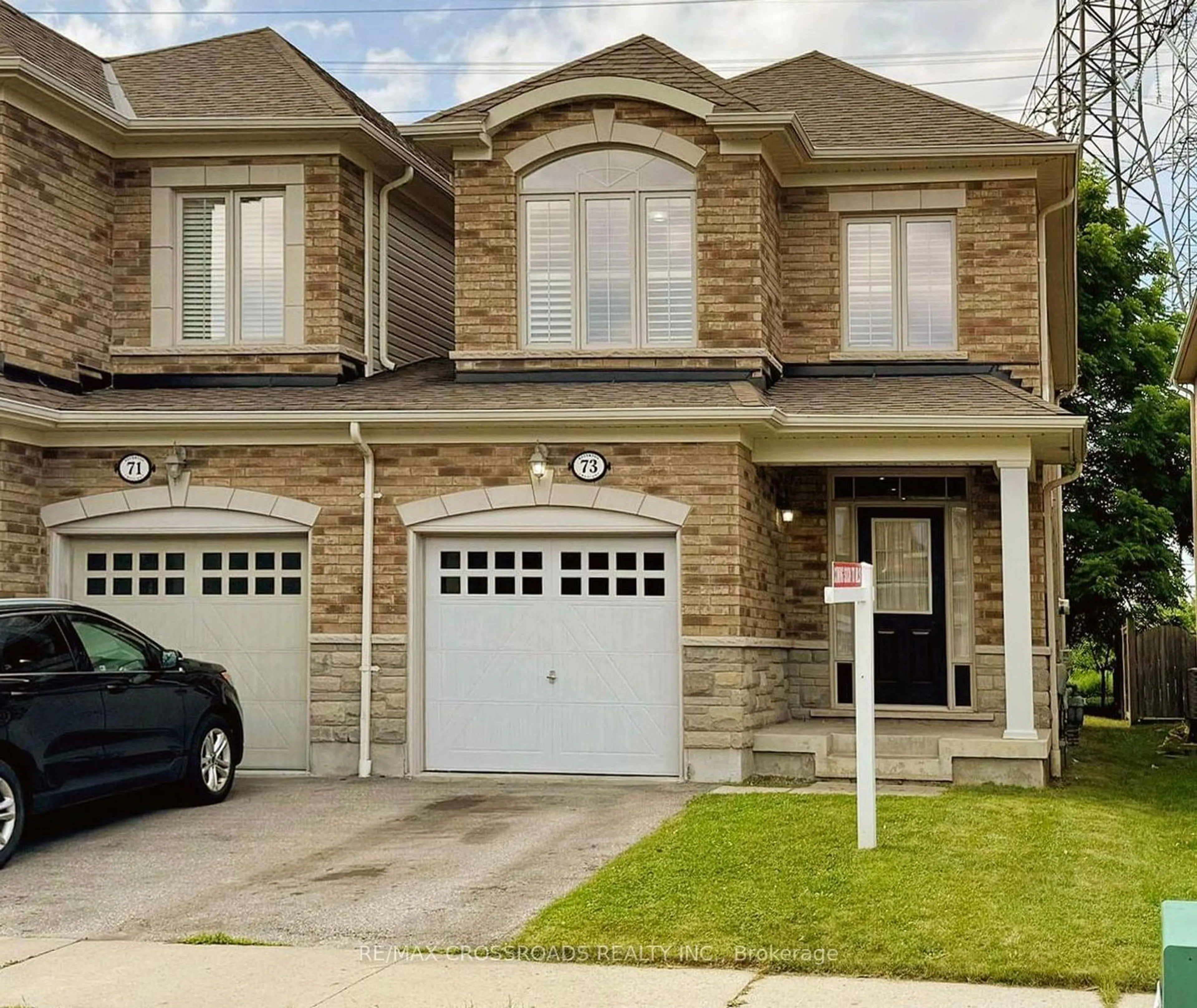 Home with brick exterior material for 73 Beverton Cres, Ajax Ontario L1T 0L7