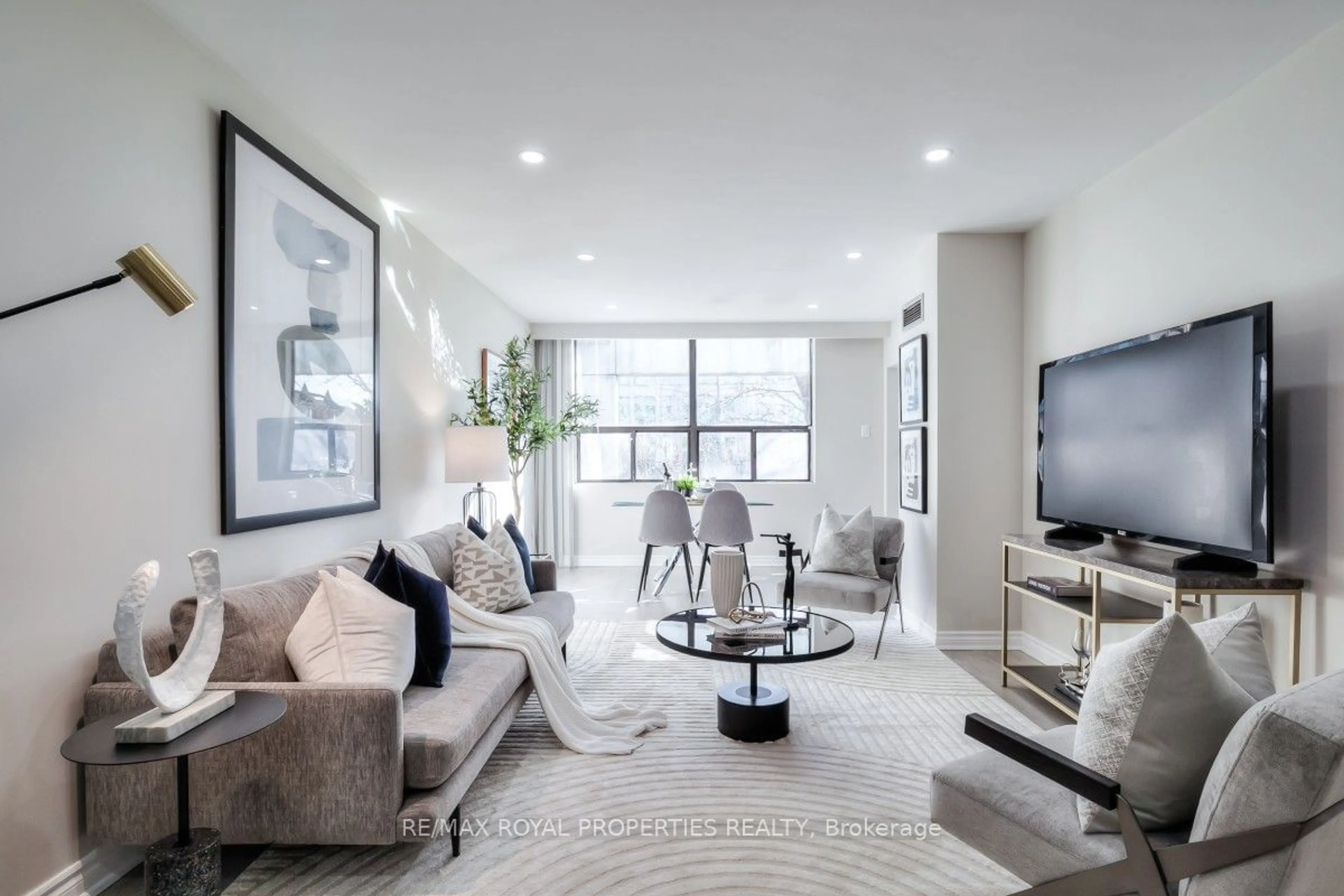 Living room for 39 Kimbercroft Crt #105, Toronto Ontario M1S 5B5