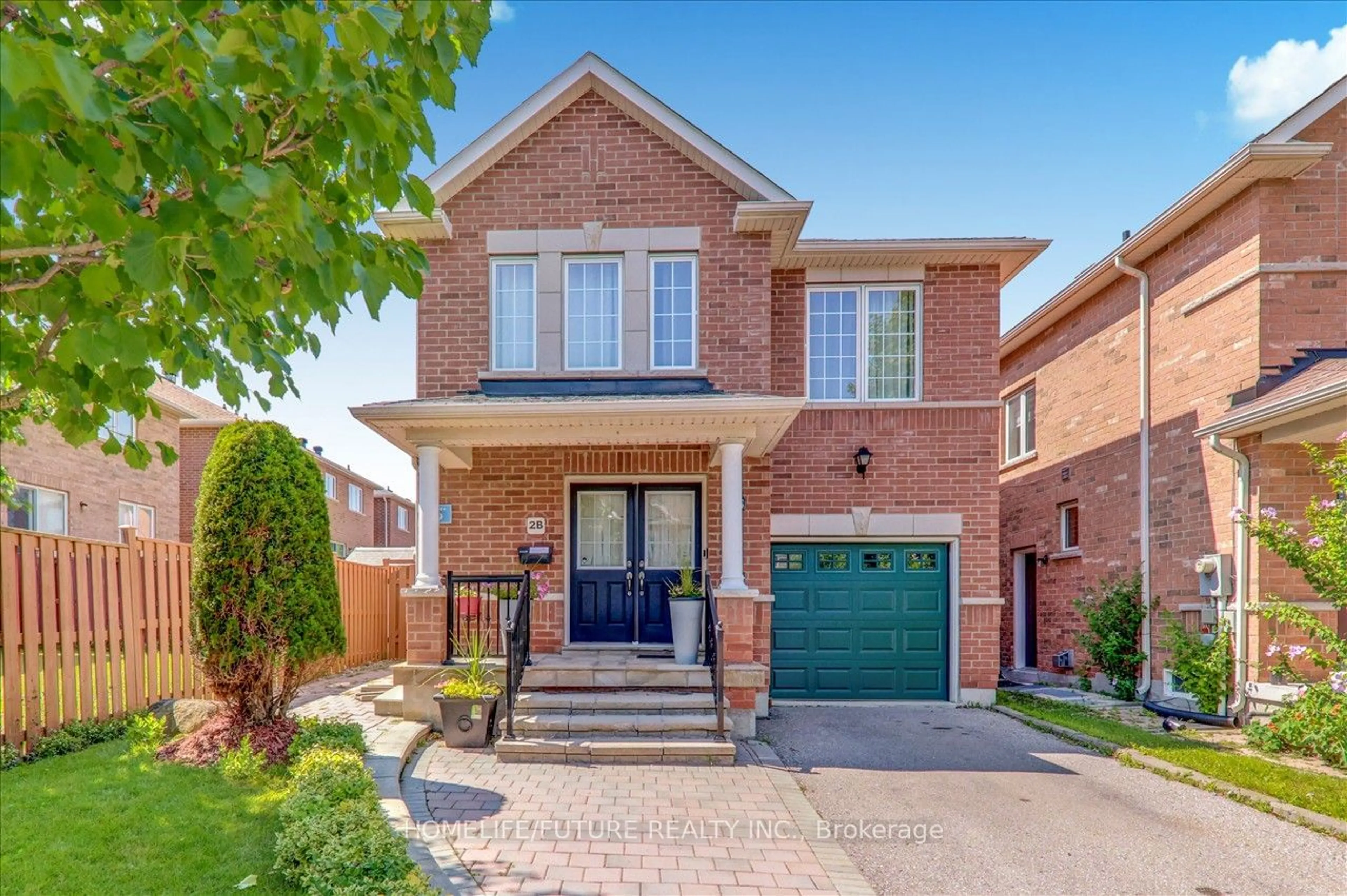 Home with brick exterior material for 2B Brilliant Crt, Toronto Ontario M1V 0A7