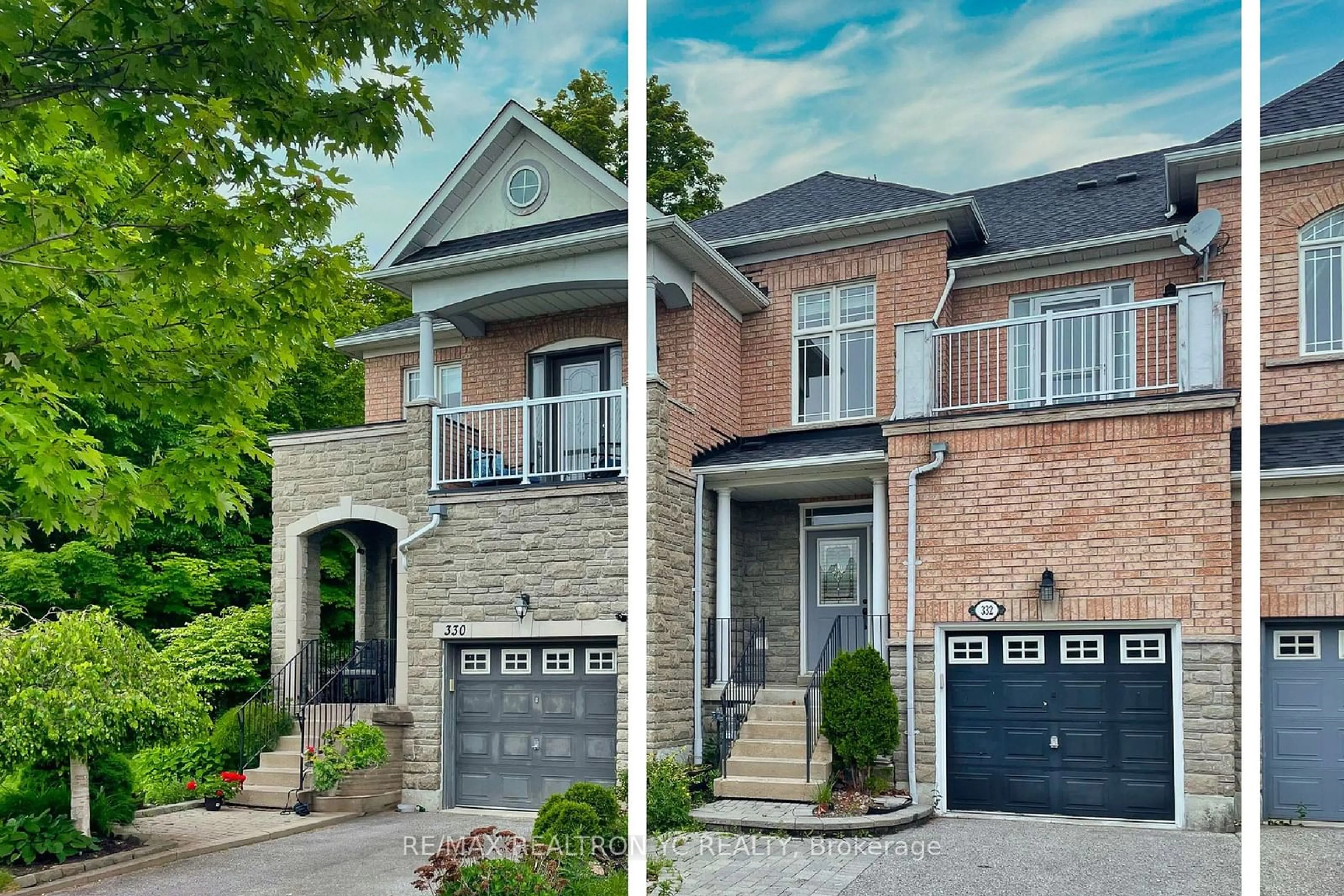 Home with brick exterior material for 332 Strouds Lane, Pickering Ontario L1V 7J2