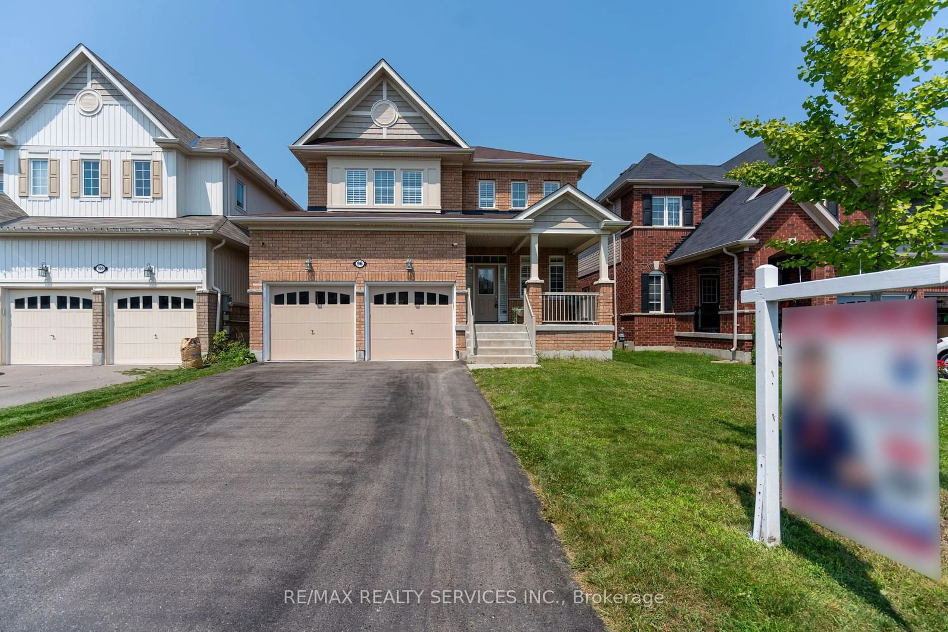 Frontside or backside of a home for 96 Bruce Cameron Dr, Clarington Ontario L1C 0W1