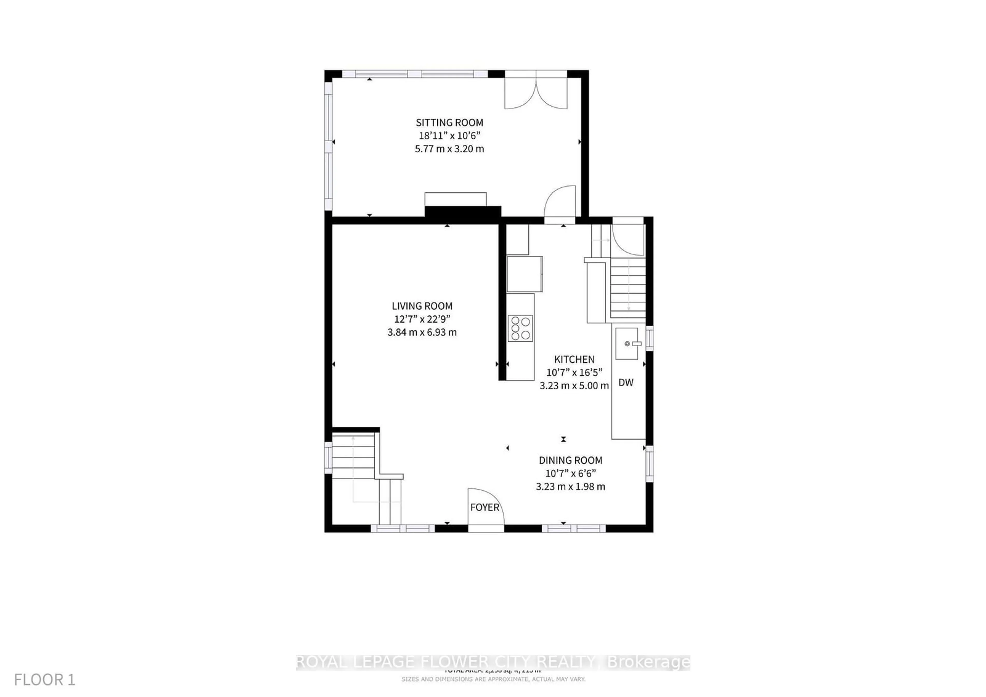 Floor plan for 8 Furnival Rd, Toronto Ontario M4B 1W2