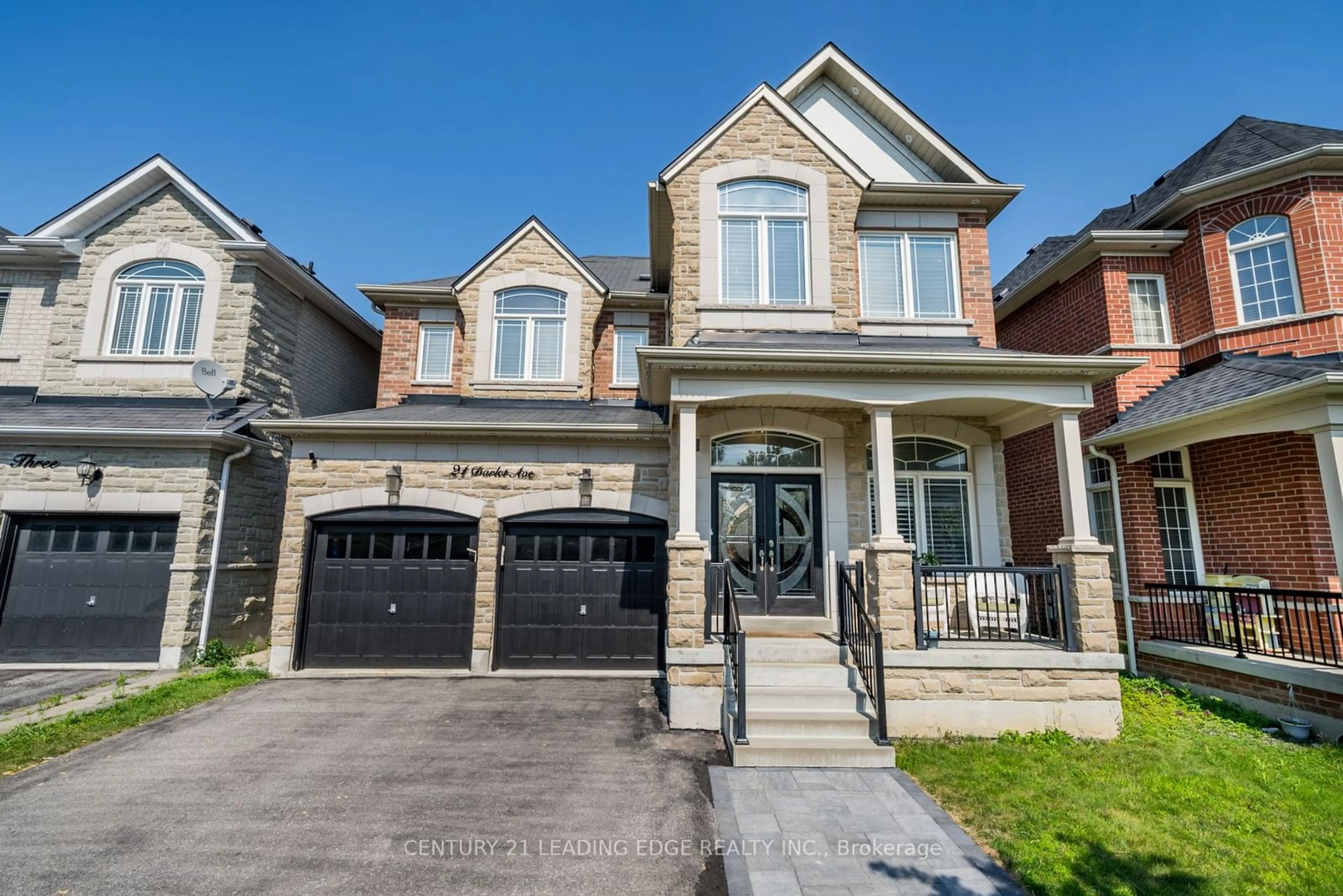 Home with brick exterior material for 21 Darlet Ave, Ajax Ontario L1Z 0G3