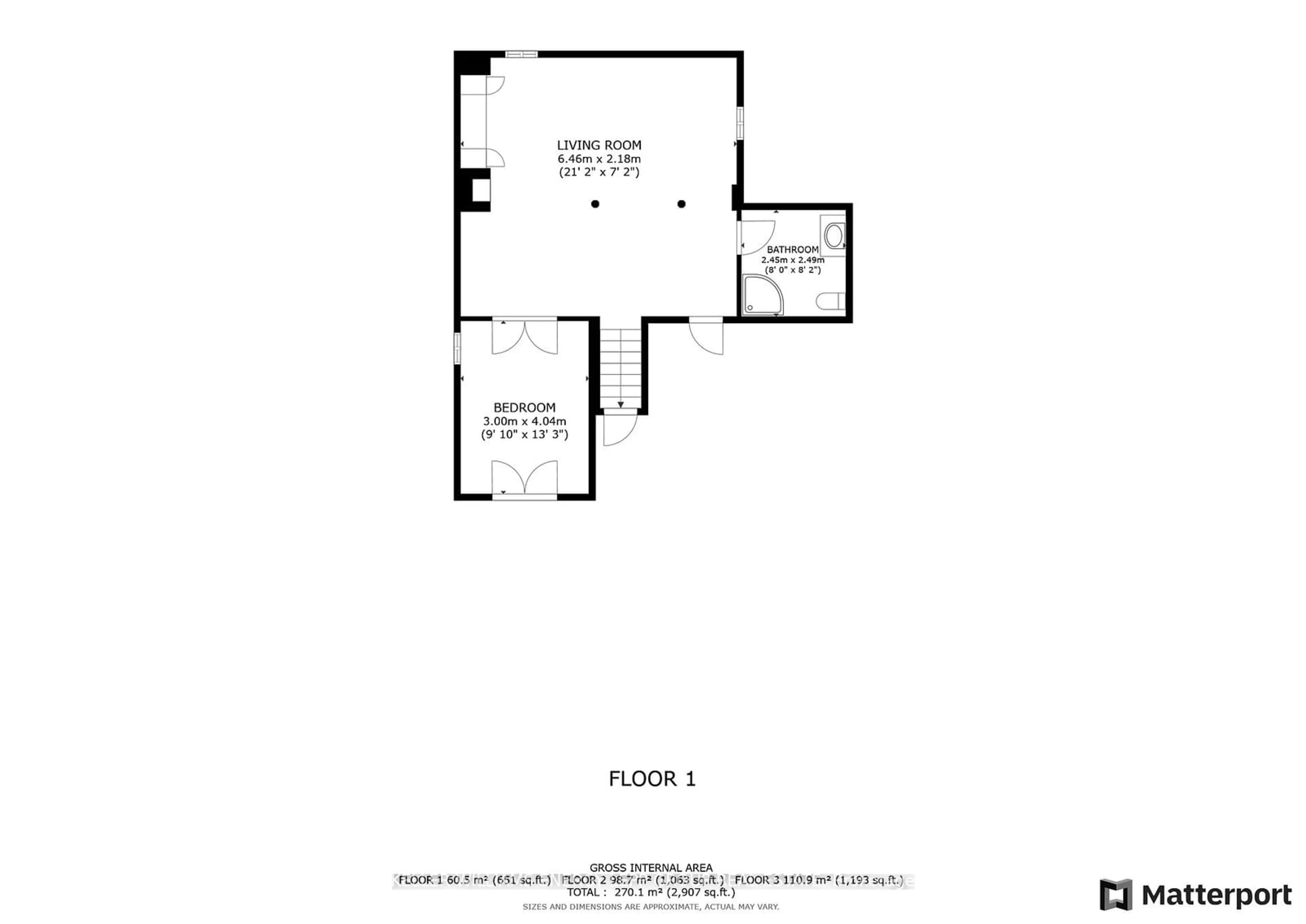 Floor plan for 25 Wakem Crt, Whitby Ontario L1P 1T8