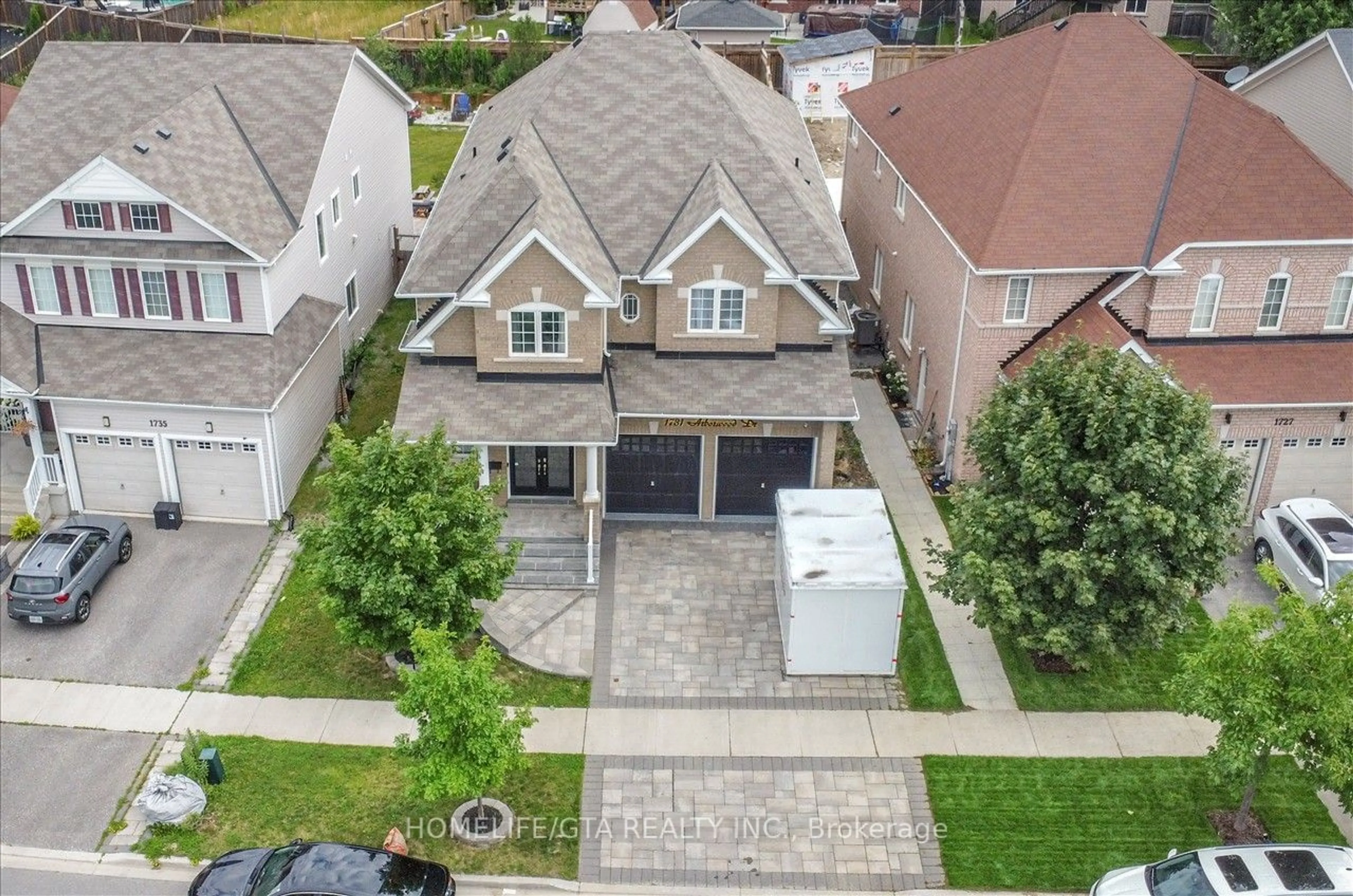 Frontside or backside of a home for 1731 Arborwood Dr, Oshawa Ontario L1K 0R6