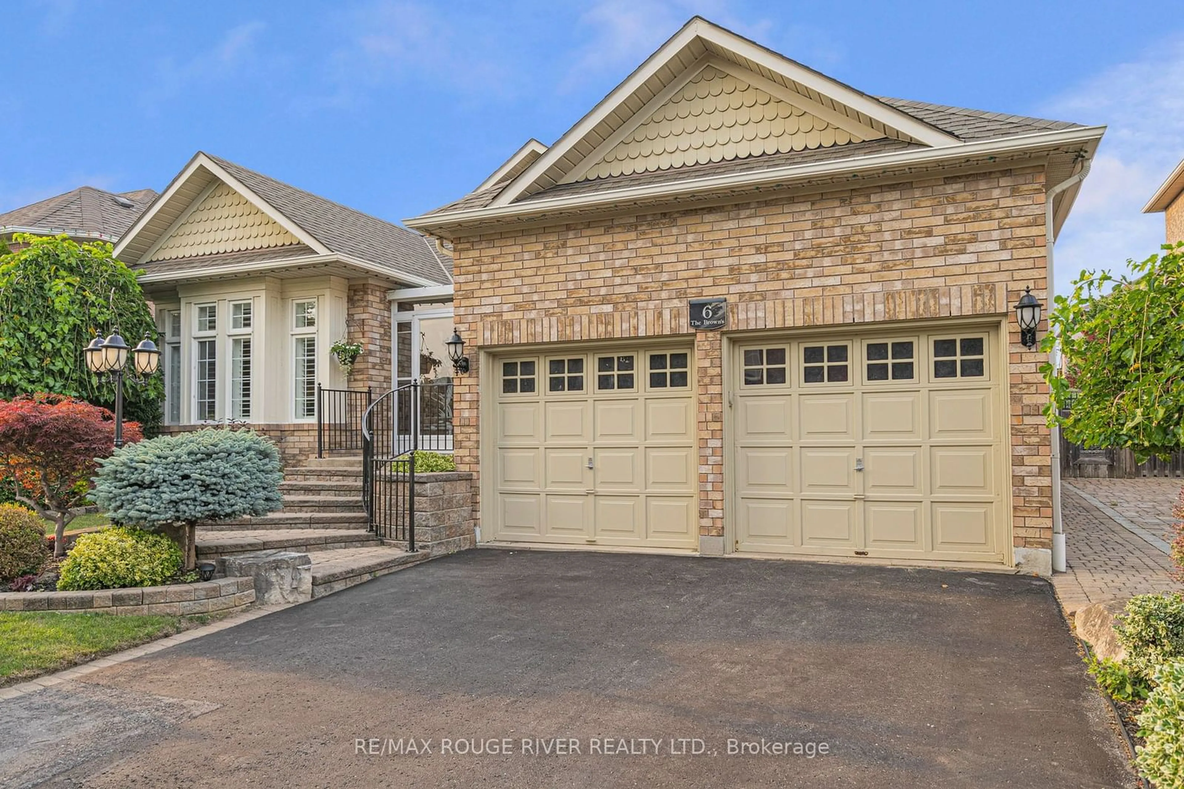 Home with brick exterior material for 6 Branstone Dr, Whitby Ontario L1R 3B6
