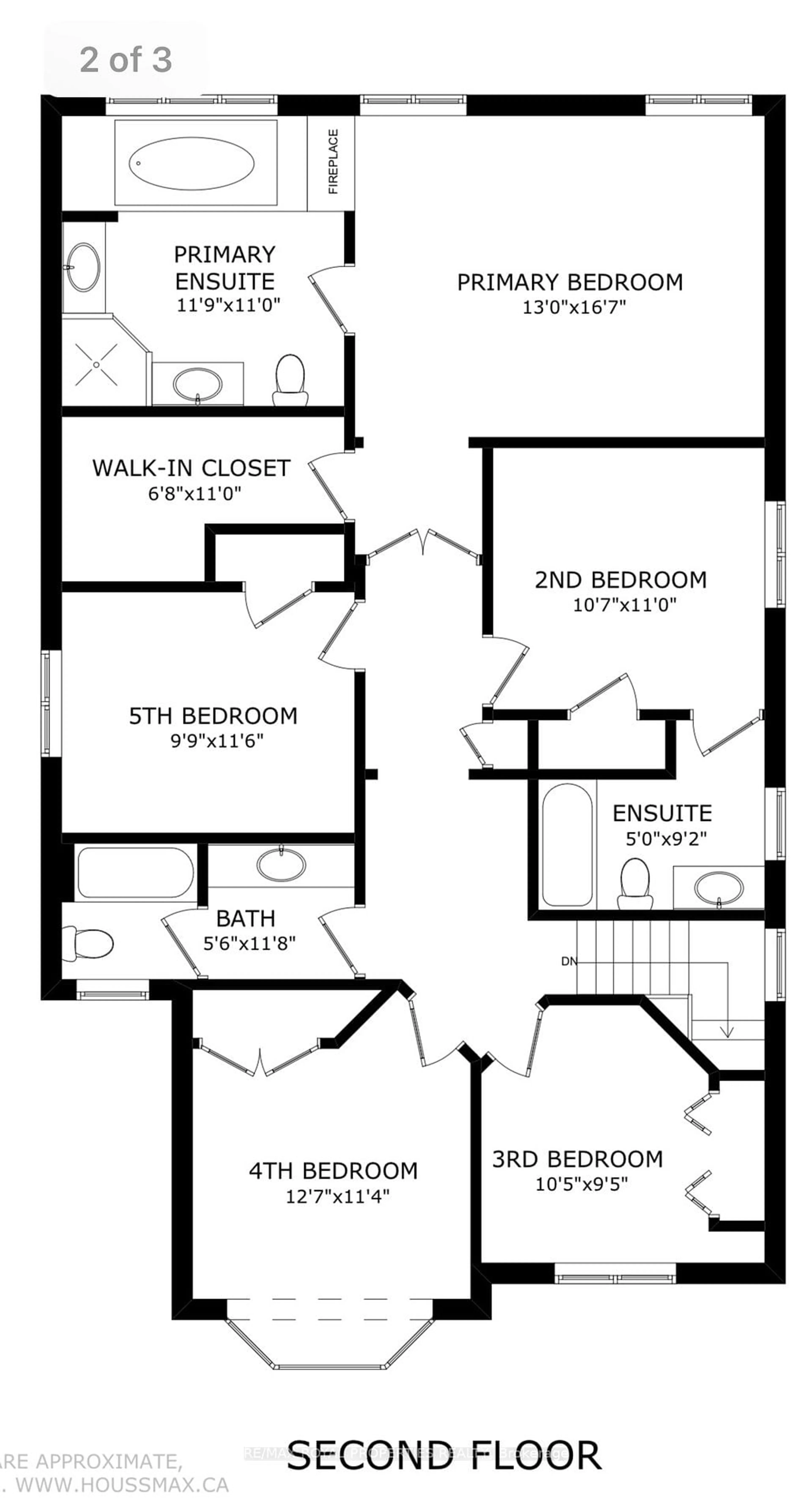 Floor plan for 32 Burning Springs Pl, Whitby Ontario L1M 0K1