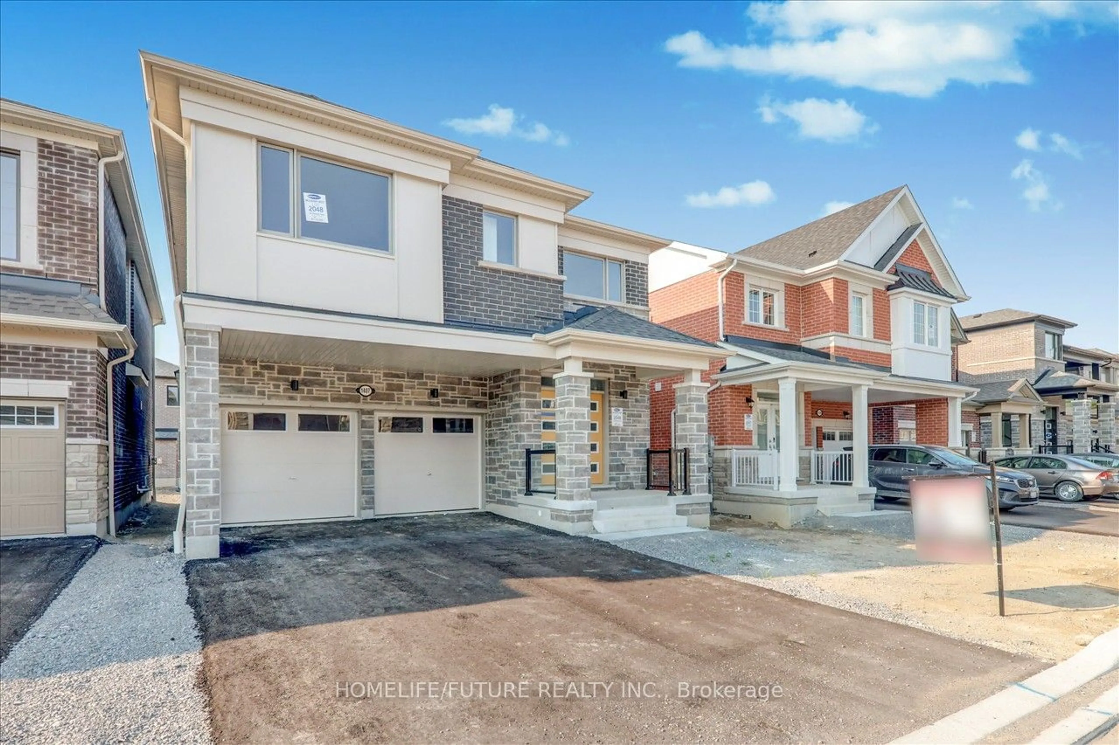 Home with brick exterior material for 1407 Mockingbird Sq, Pickering Ontario L1X 0N8