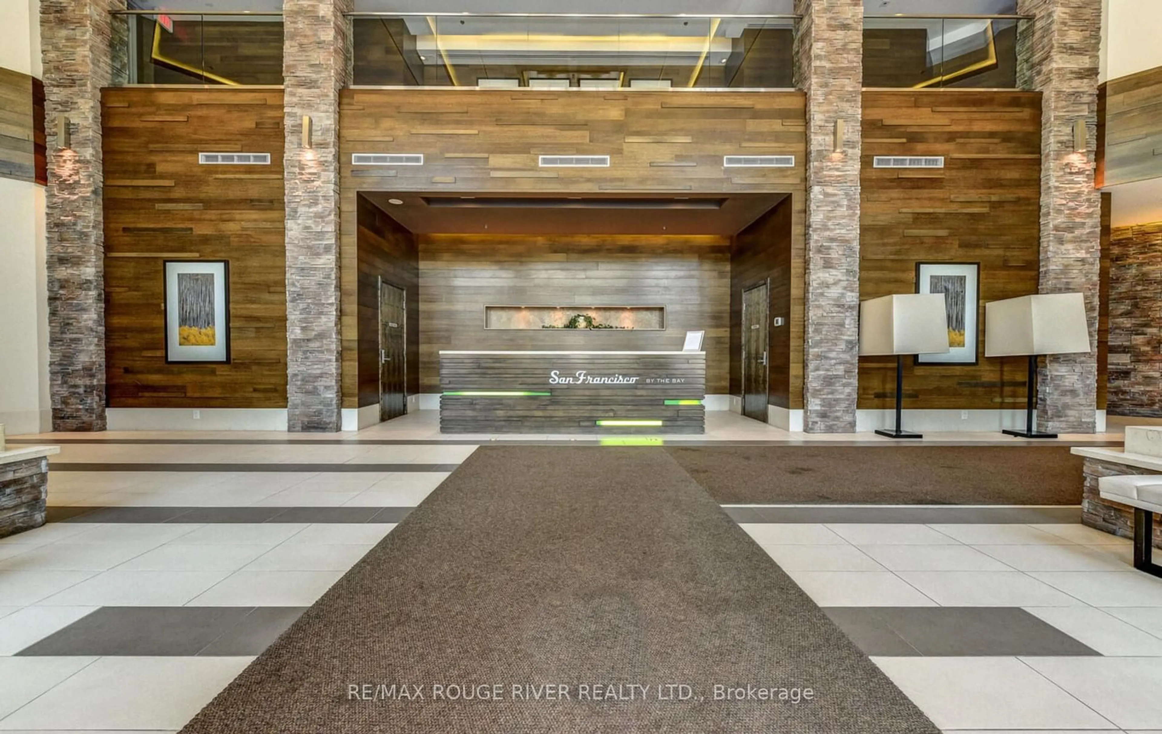 Indoor lobby, ceramic floors for 1235 Bayly St #410, Pickering Ontario L1W 1L7