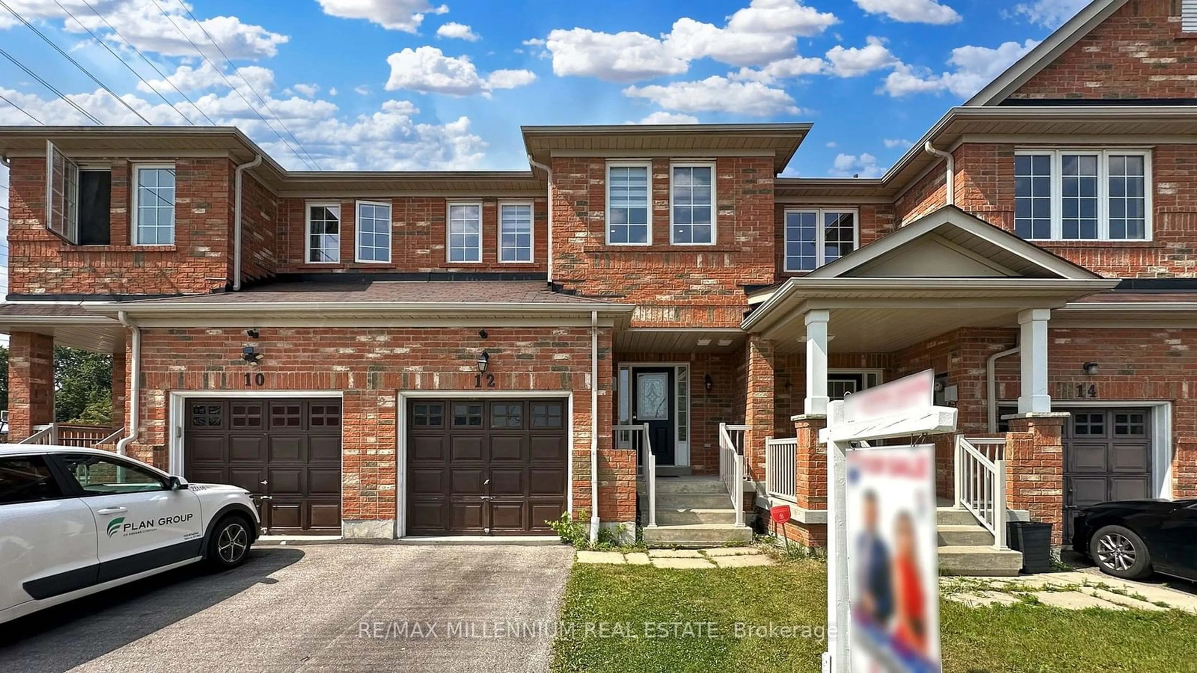 Home with brick exterior material for 12 Michaelman Rd, Ajax Ontario L1S 0C9