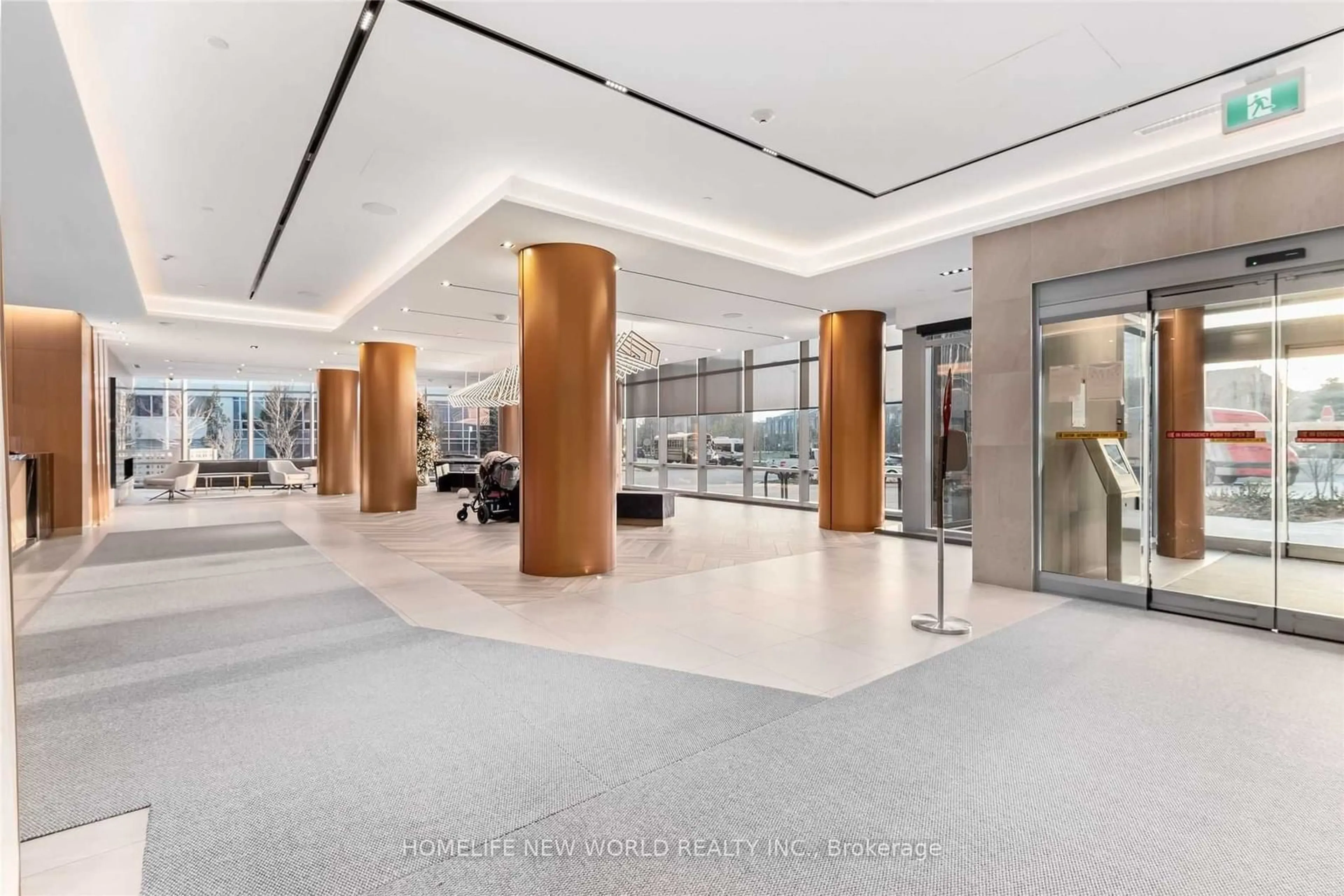 Indoor lobby for 225 Village Green Sq #1306, Toronto Ontario M1S 0N4