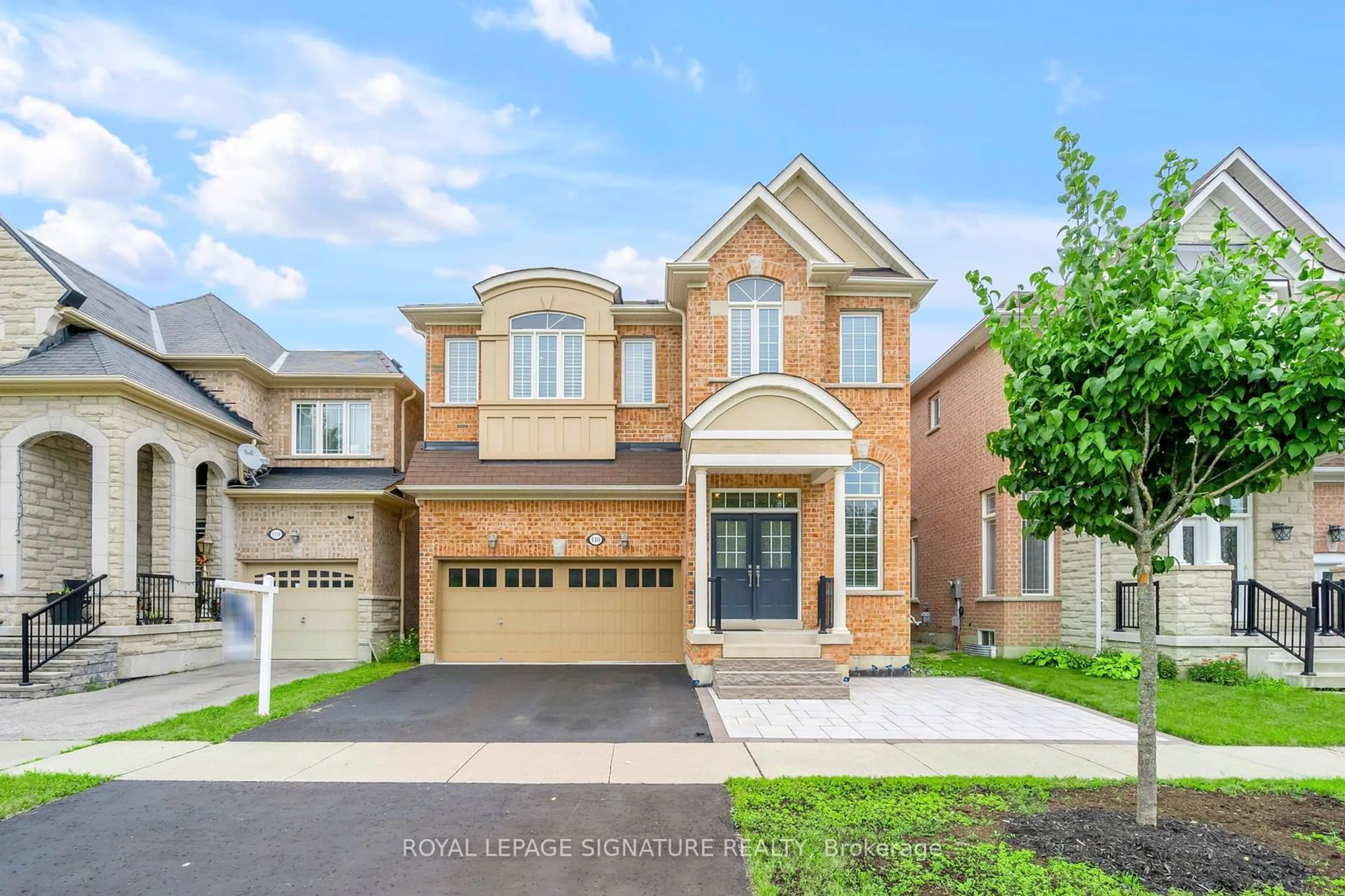 Home with brick exterior material for 110 Snowling Dr, Ajax Ontario L1Z 0G4