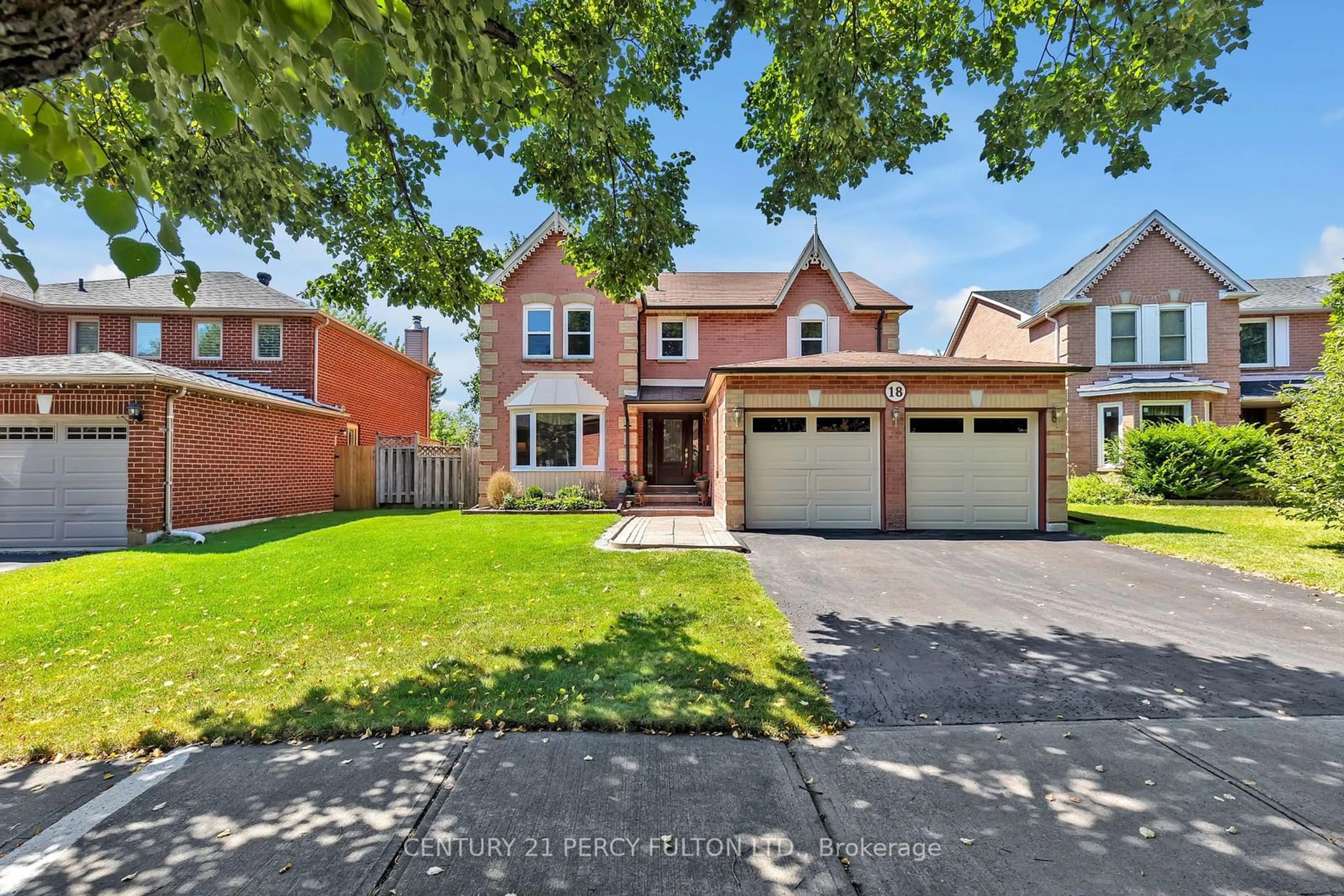 Home with brick exterior material for 18 Bray Dr, Ajax Ontario L1T 3M1