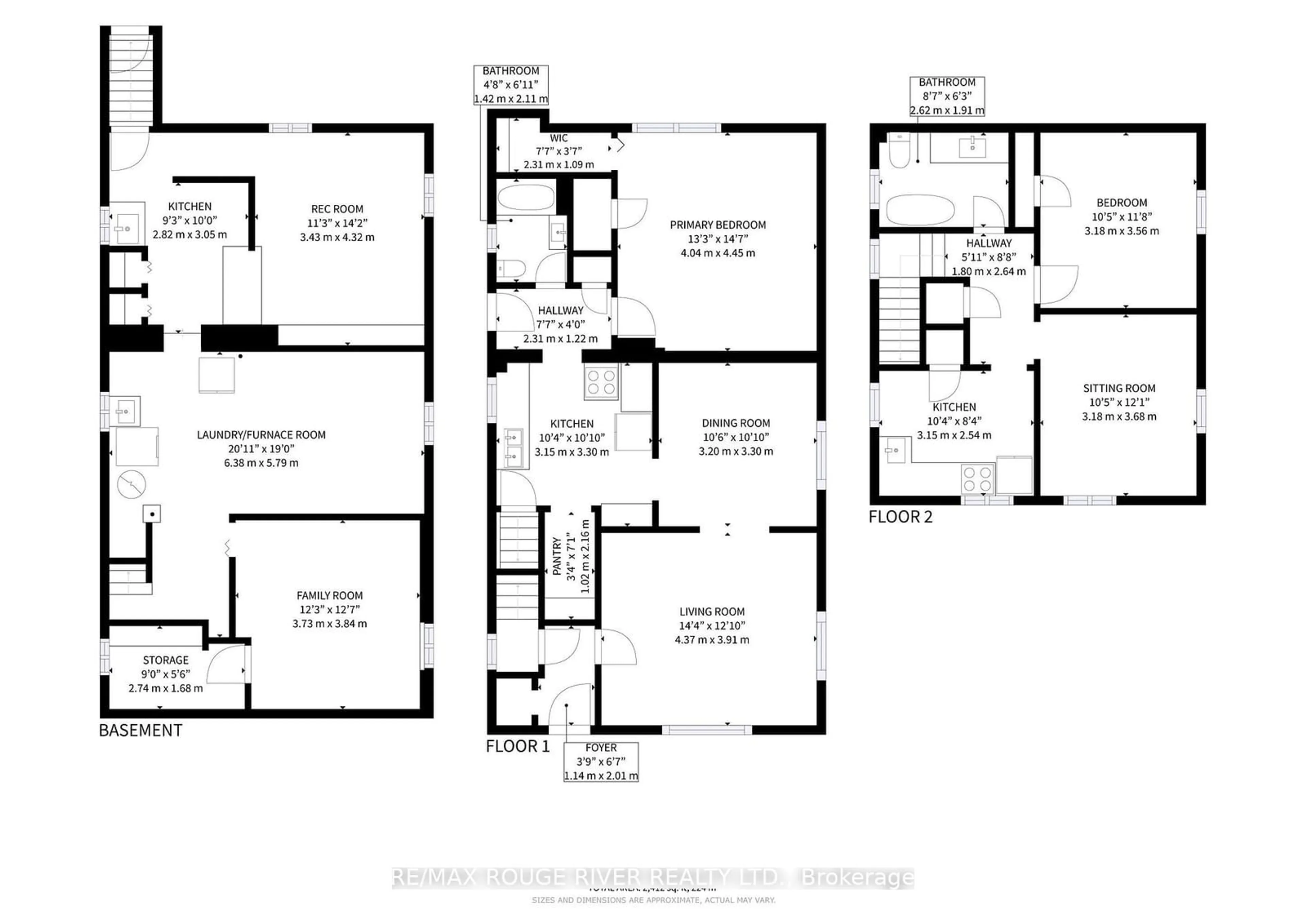 Floor plan for 330 Adelaide Ave, Oshawa Ontario L1G 2A1