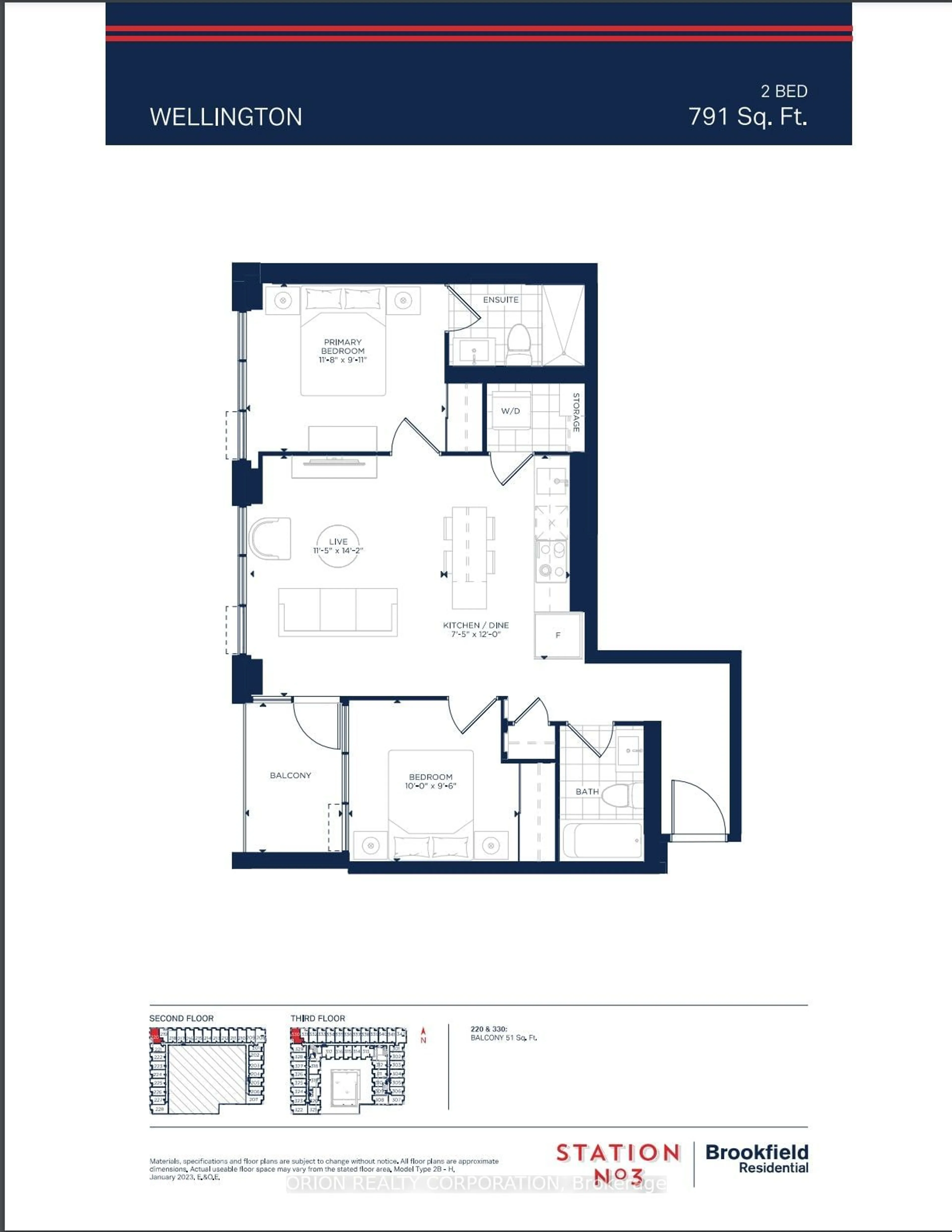 Floor plan for 201 Brock St #220, Whitby Ontario L1N 4K2