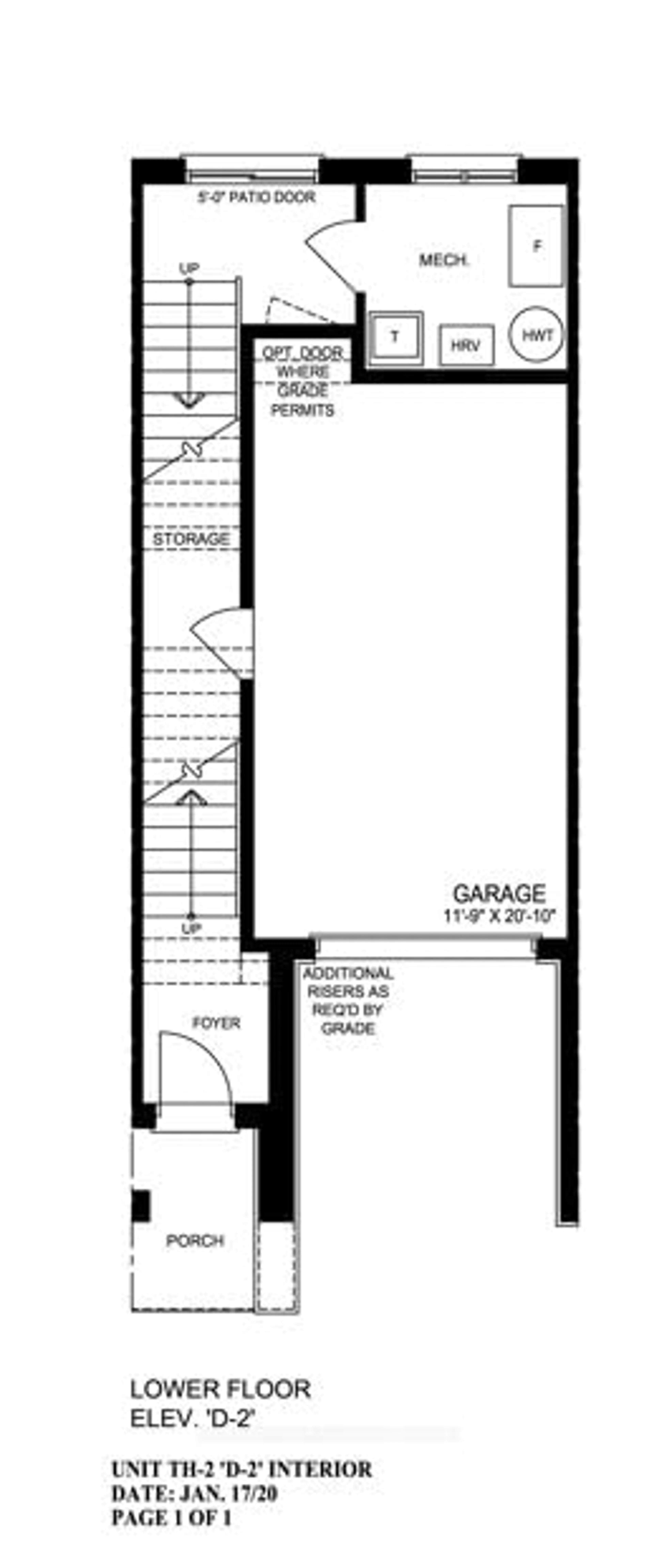 Floor plan for 155 Danzatore Path #63, Oshawa Ontario L1L 0P9