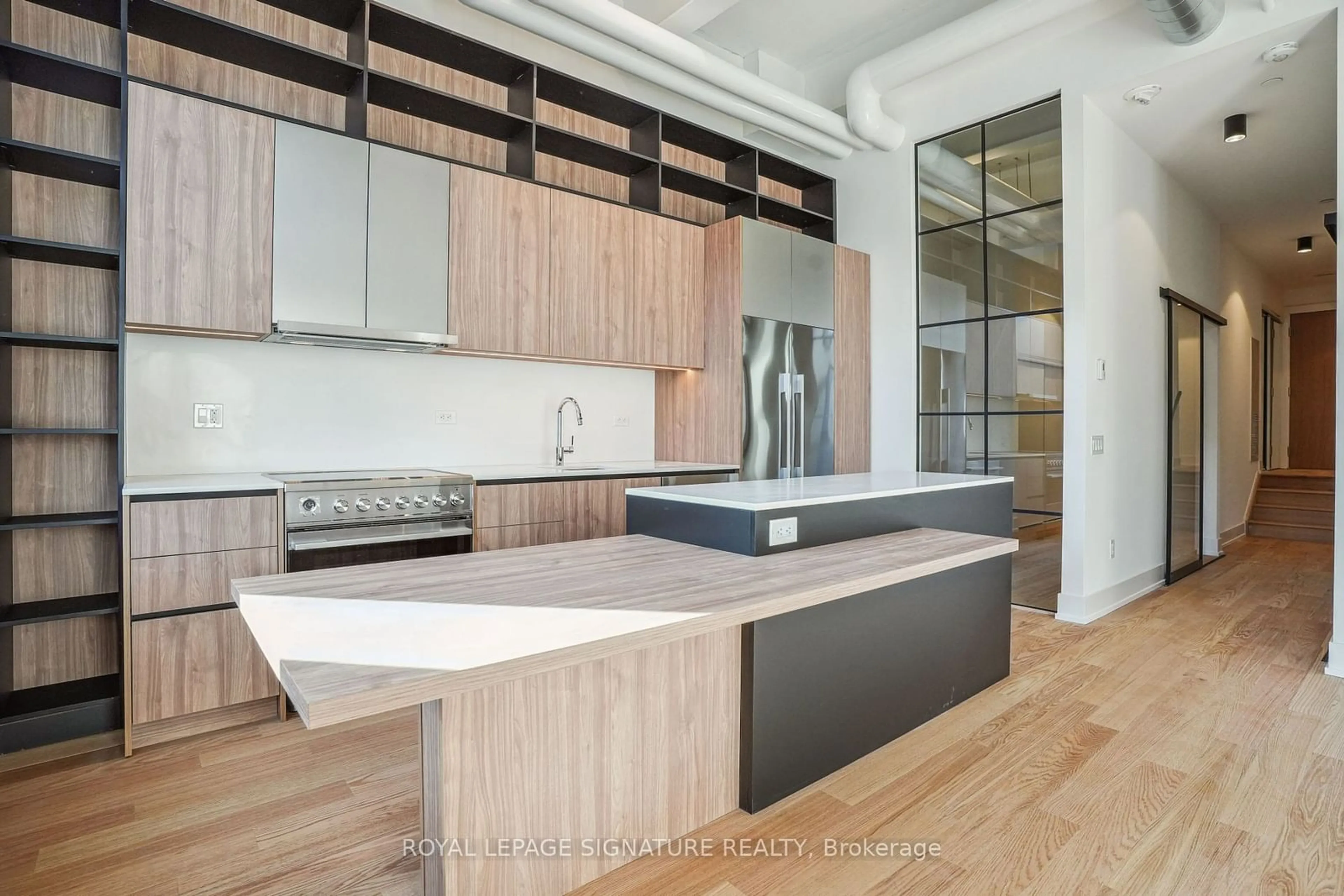 Contemporary kitchen for 150 Logan Ave #403, Toronto Ontario M4M 0E4