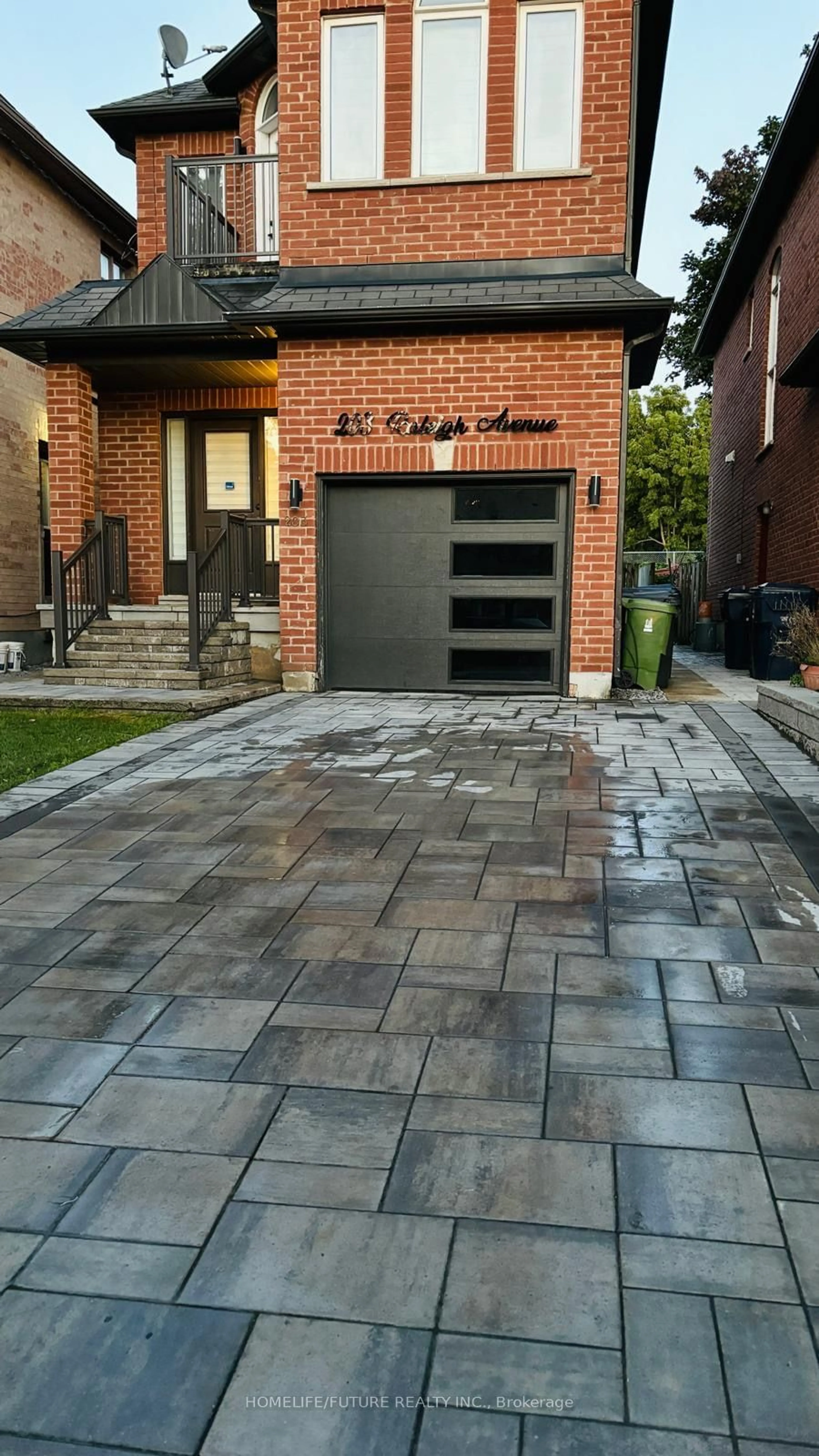 Home with brick exterior material for 203 Raleigh Ave, Toronto Ontario M1K 1A5