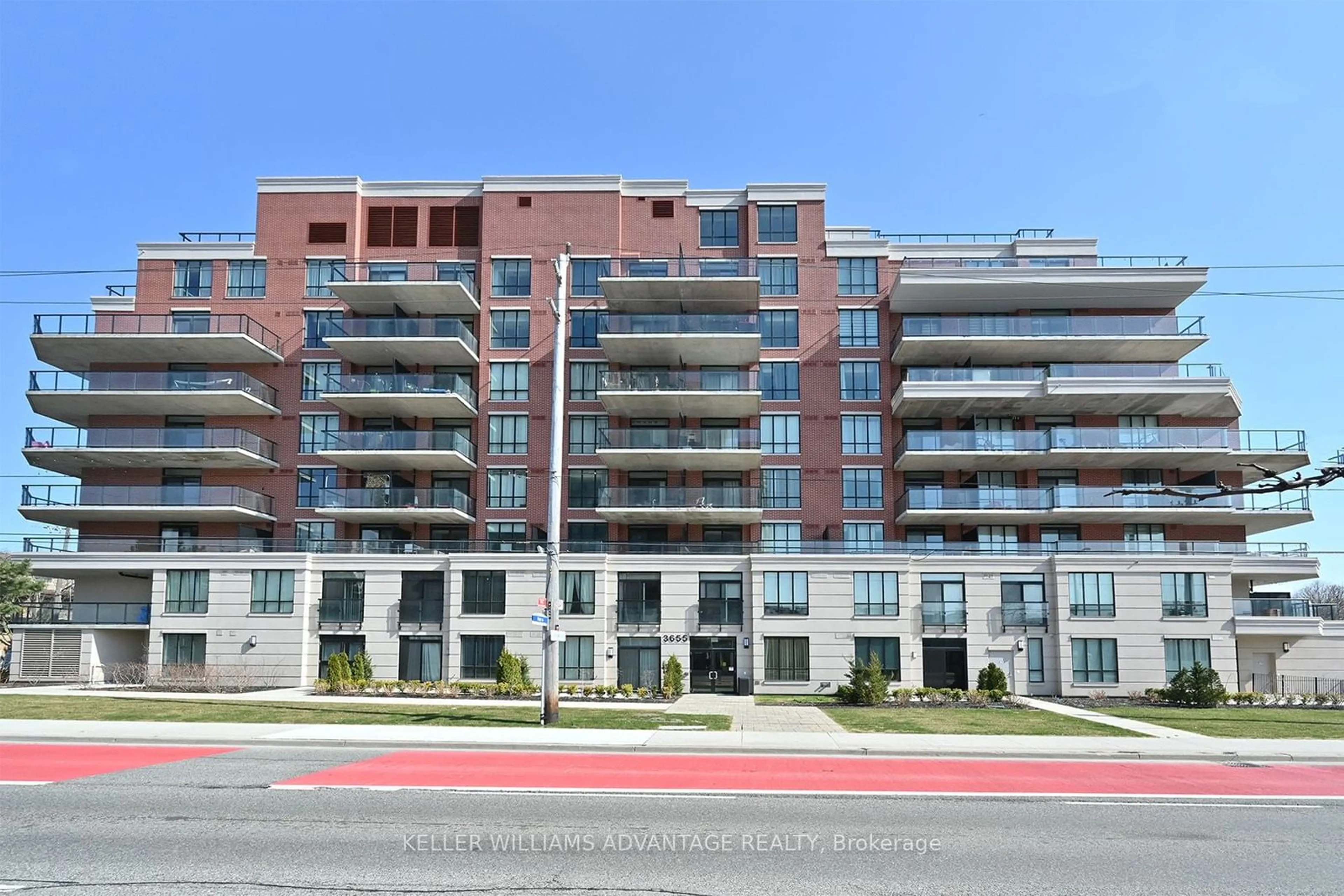 A pic from exterior of the house or condo for 3655 Kingston Rd #816, Toronto Ontario M1M 1S2